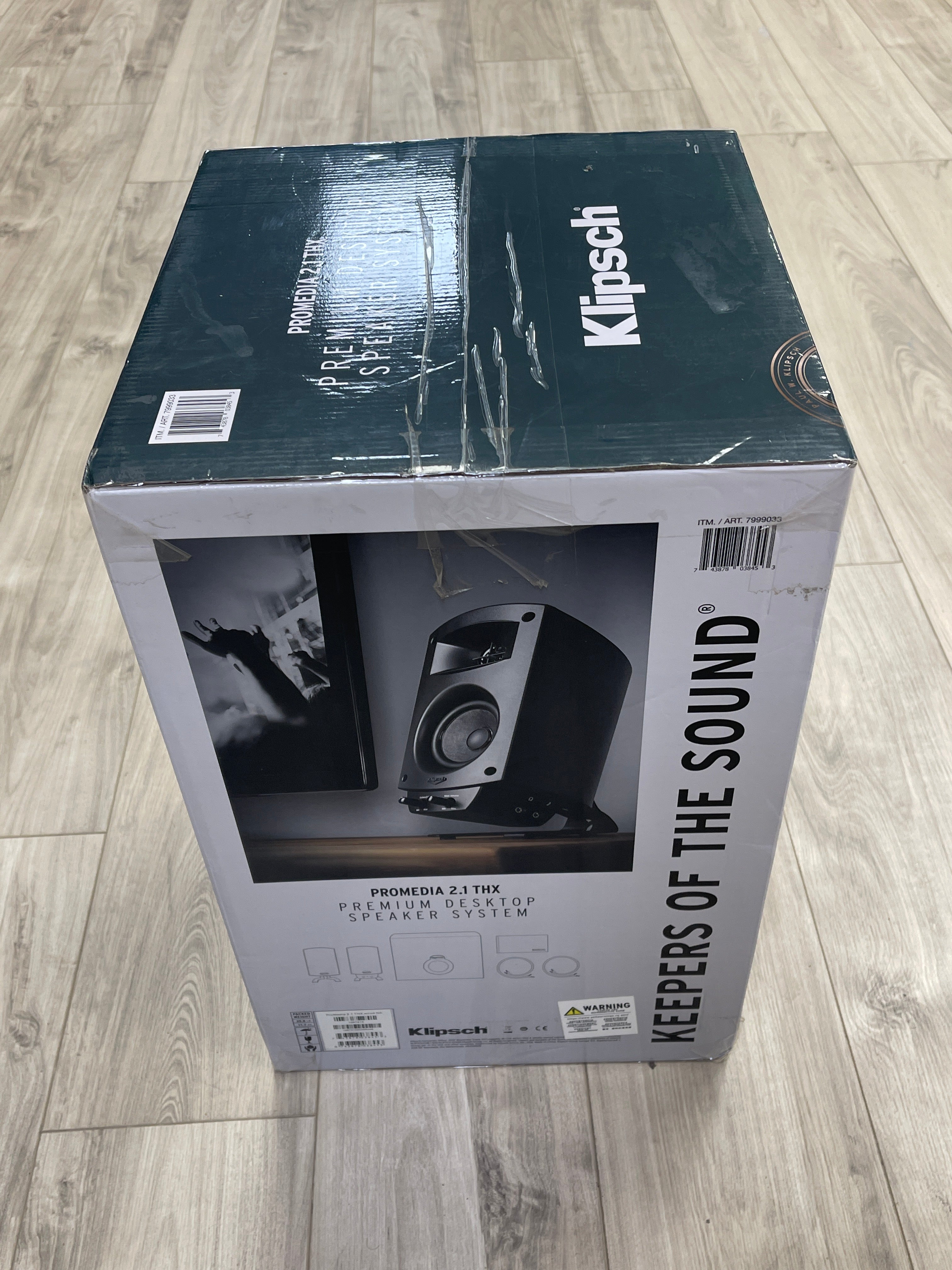 Klipsch ProMedia 2.1 THX Multimedia Speaker System Black Wired New