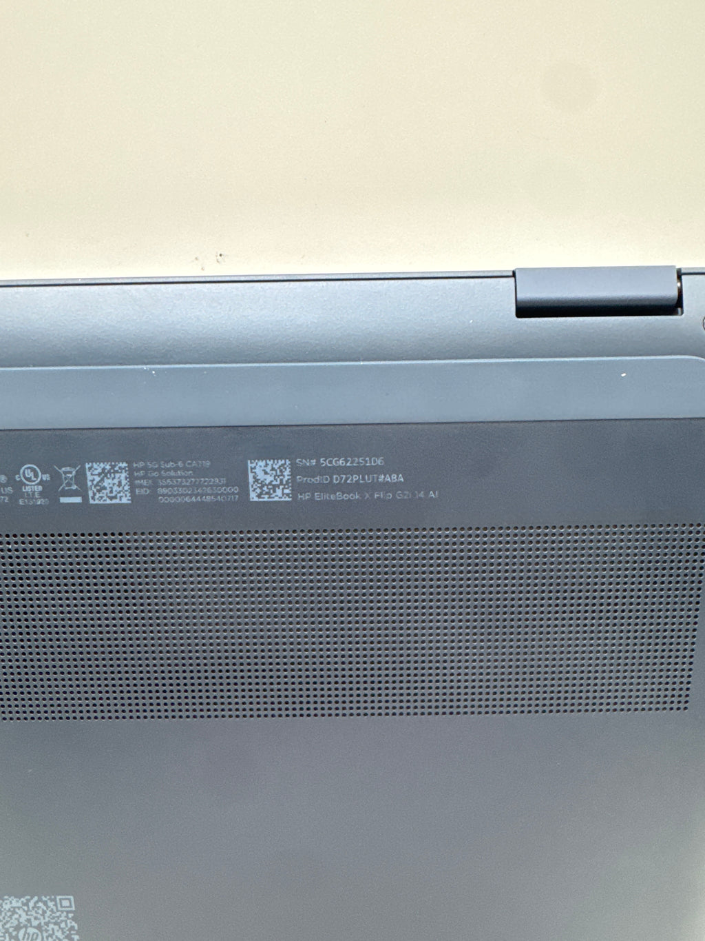 HP EliteBook X Flip G2i Ultra 7 366H 32GB 450GB SSD 14in Laptop - For Parts