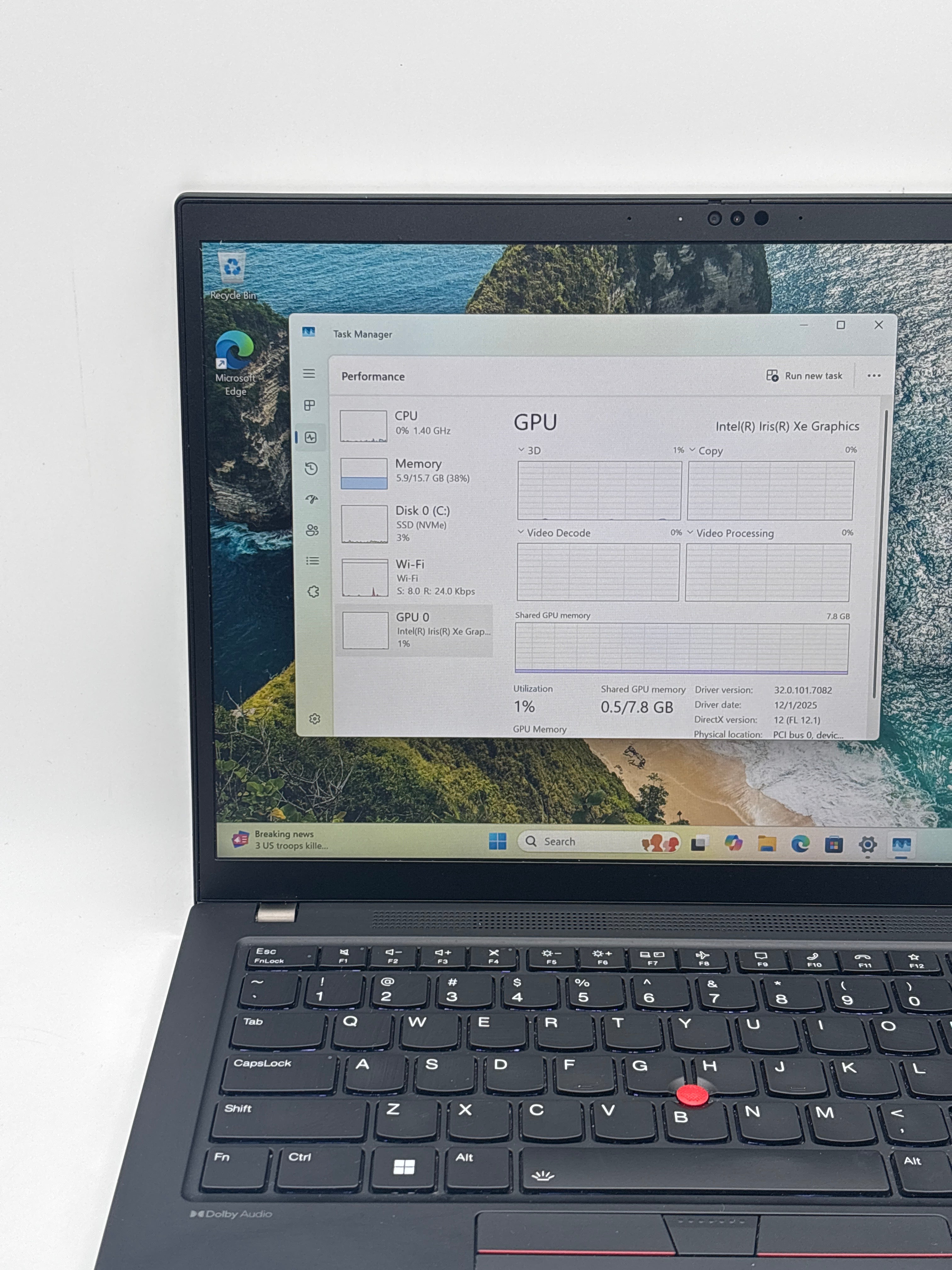 Lenovo ThinkPad T14s Gen 4 Touch i7-1355U 16 GB RAM 1TB SSD