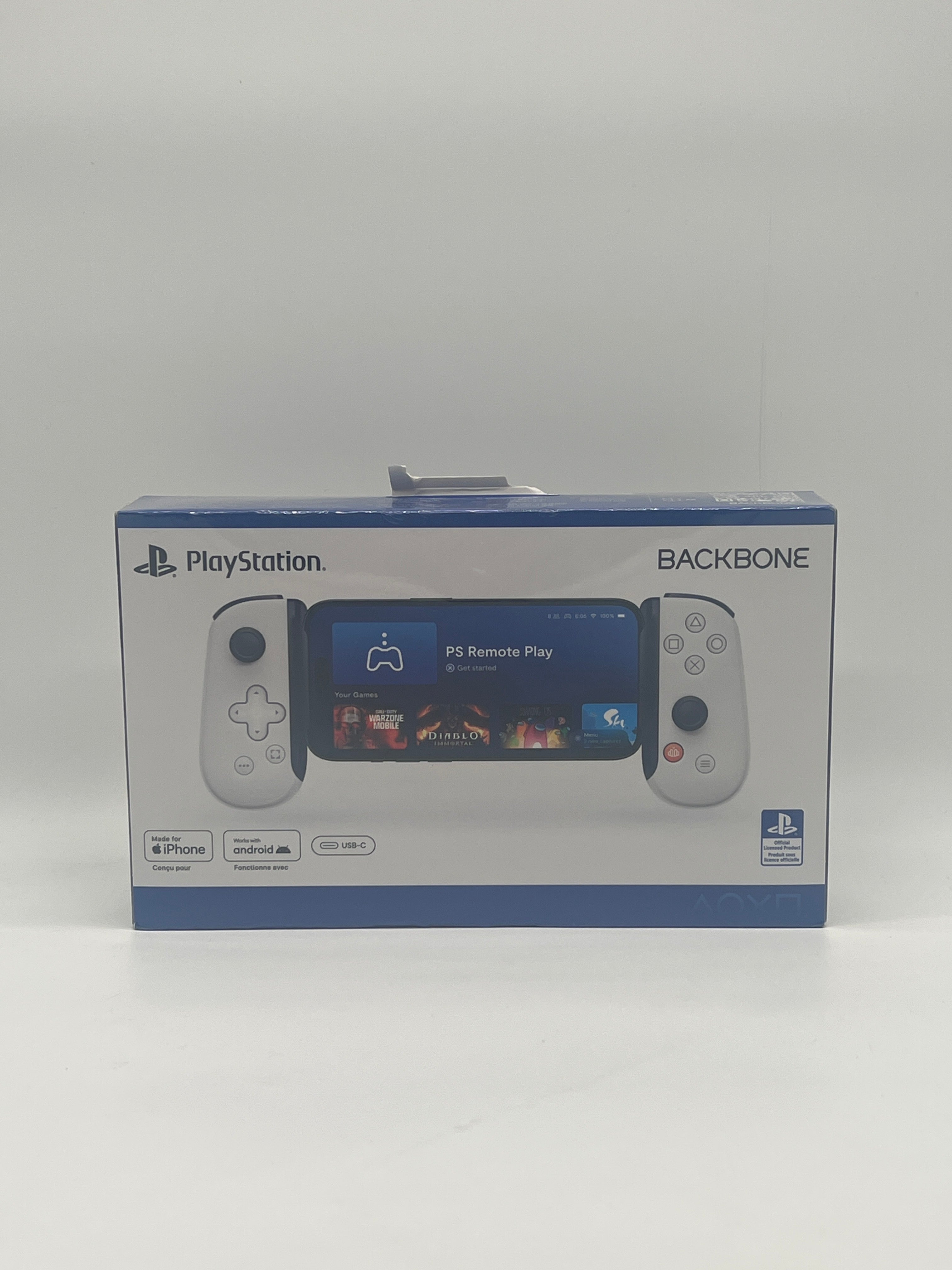Backbone One USB-C (2nd Gen) Wireless Mobile Controller White for Android PS4 PS5