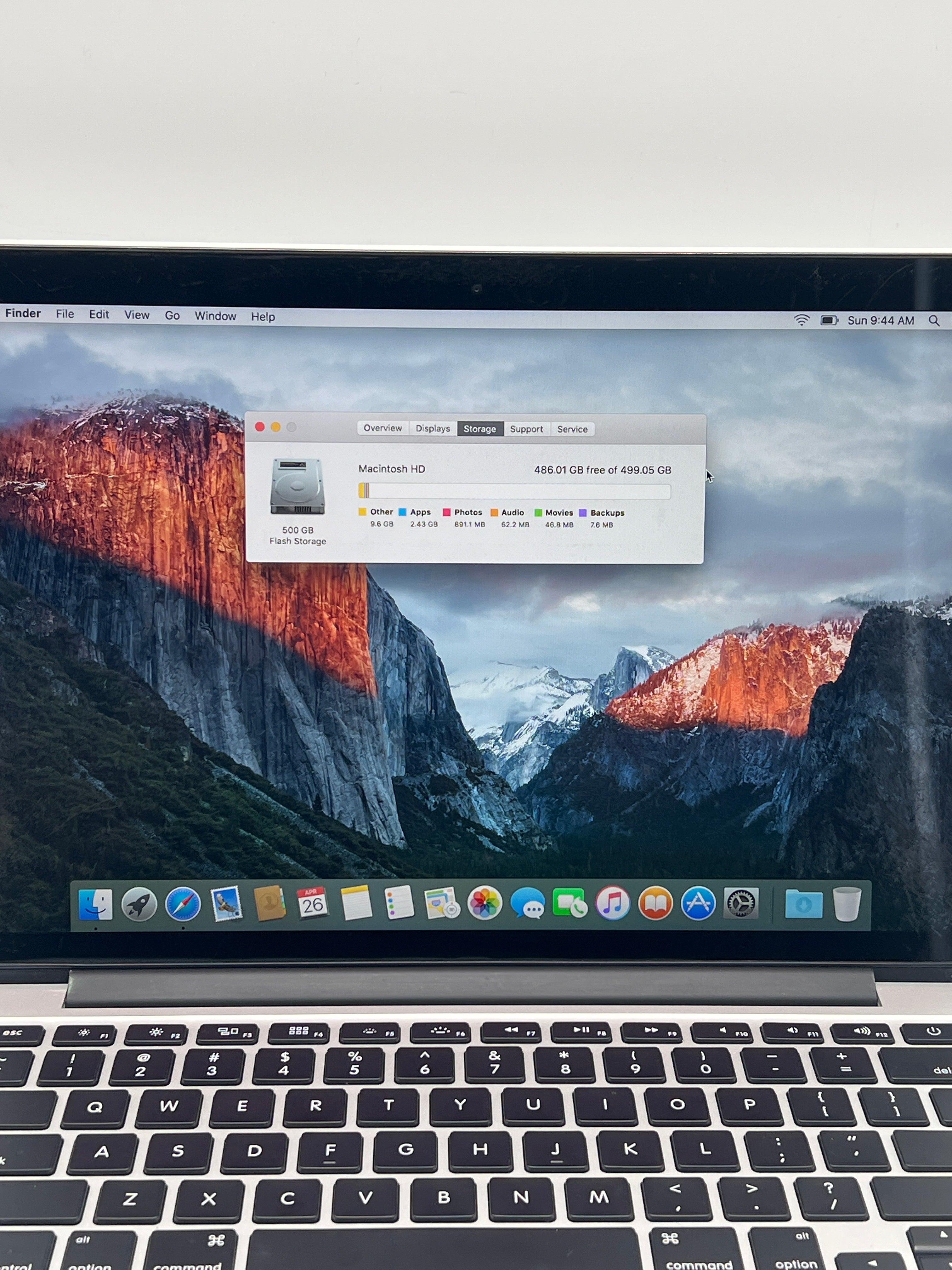 Apple MacBook Pro 13" A1502 i5 16GB RAM 512GB Flash Storage - Used
