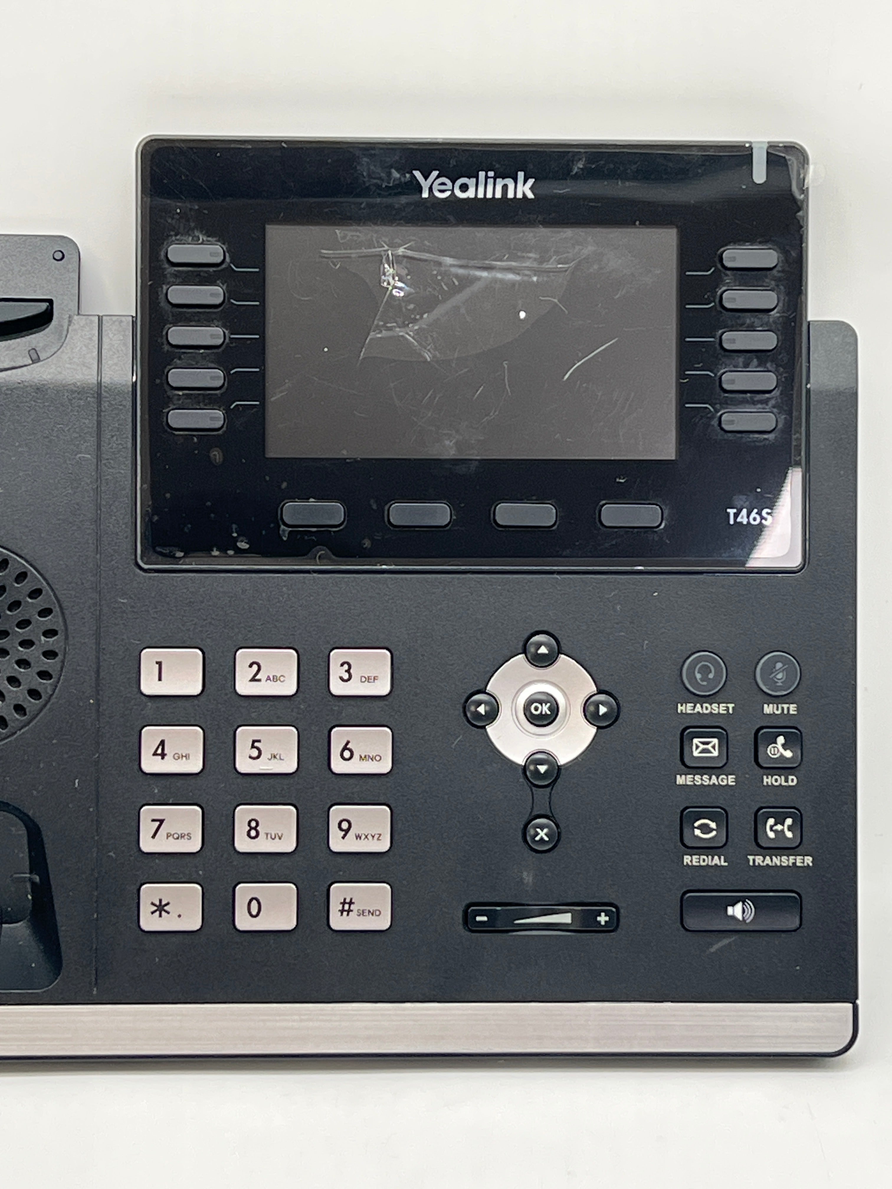 Yealink SIP-T46S VoIP IP Business Phone - Cracked Screen
