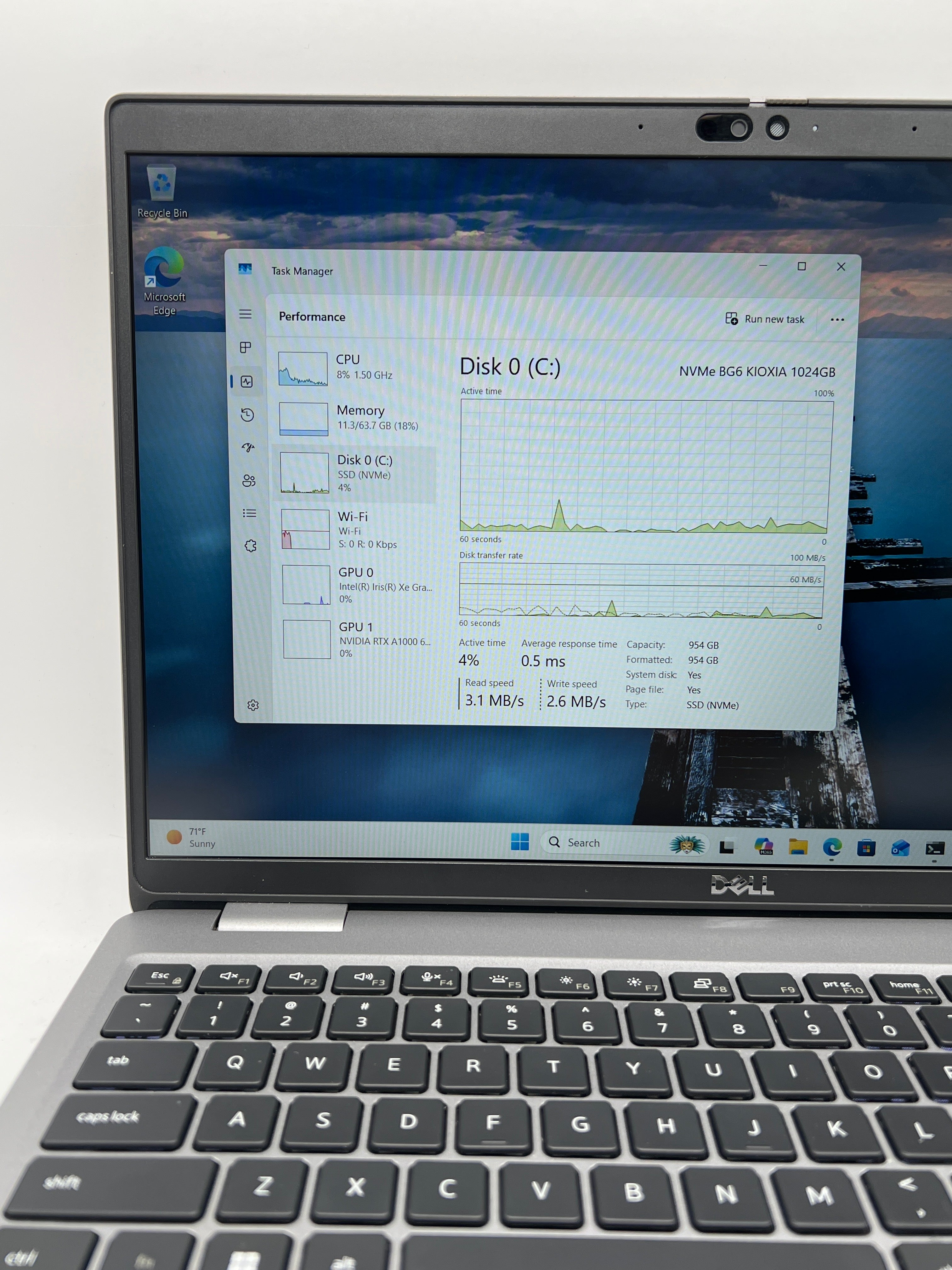Dell Precision 3581 i7-13800H 64GB RAM 1TB SSD RTX 1000 - Used (Warranty)