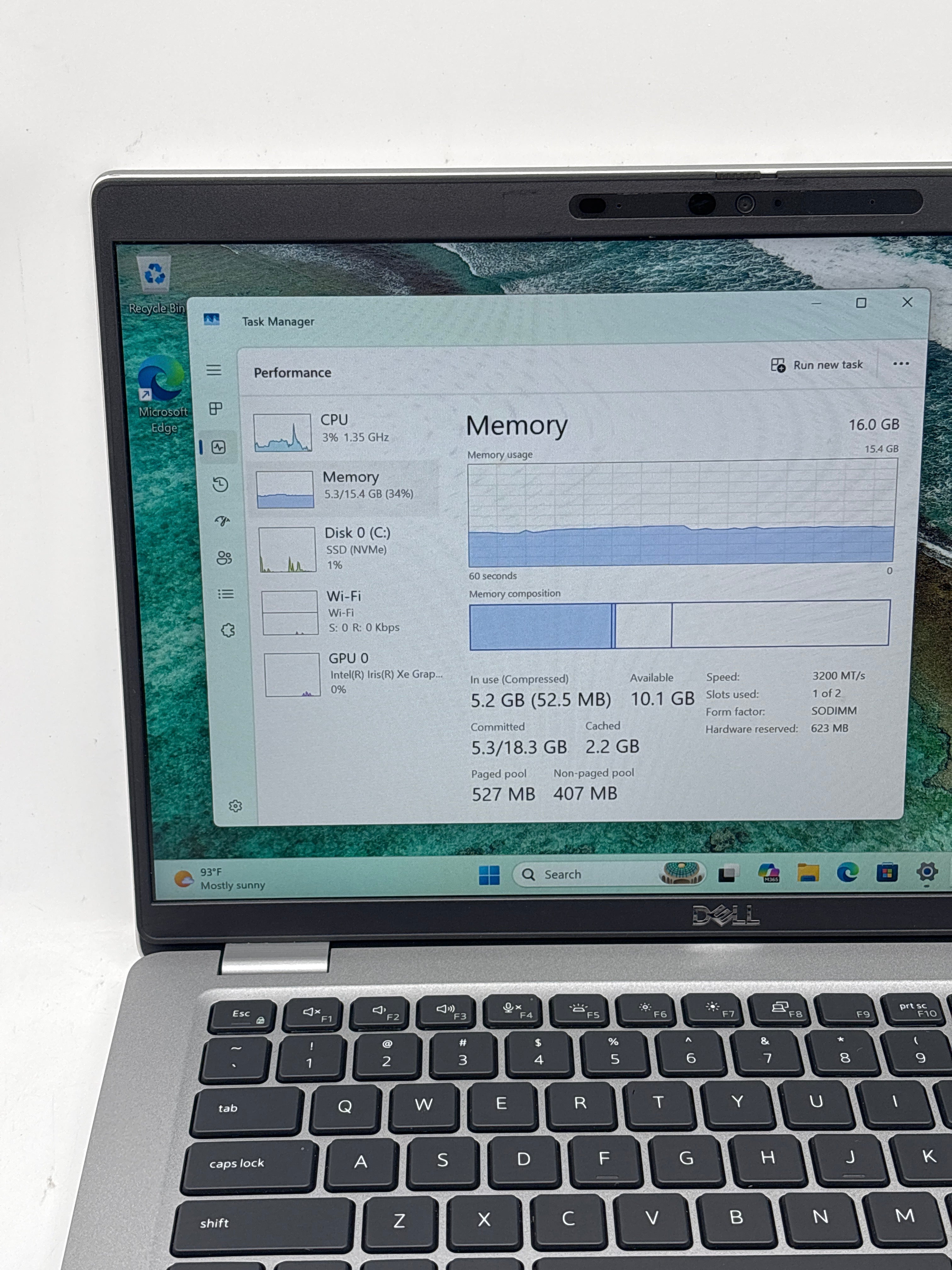 Dell Latitude 5420 14" Touch i5-1145G7 16GB RAM 256GB SSD Gray - Used