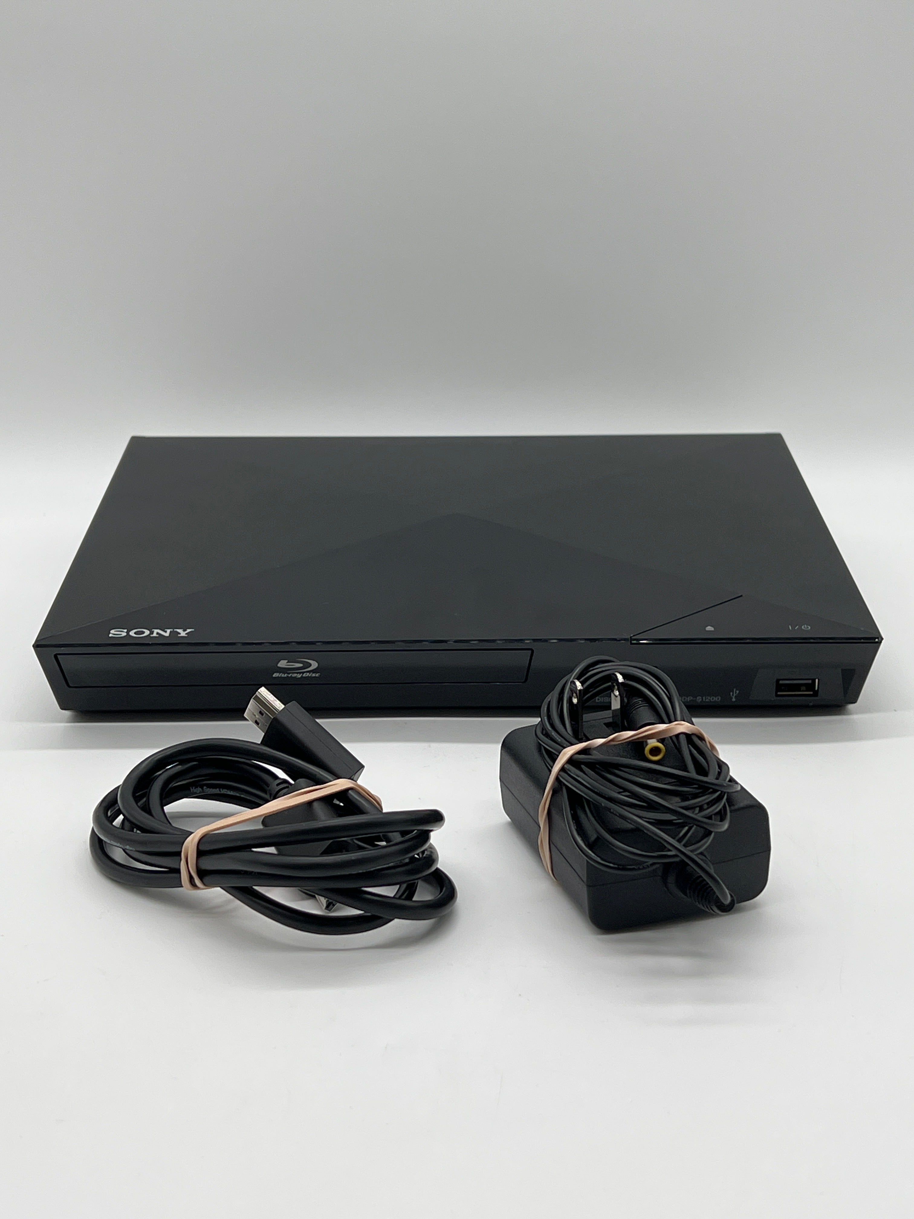 Sony BDP-S1200 Blu-ray and DVD Player w/ Power Adapter and HDMI
