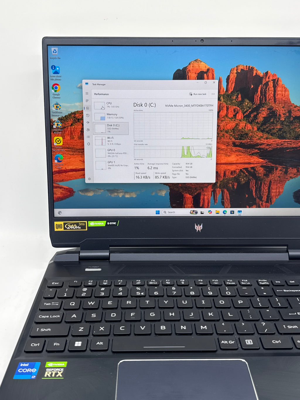 Acer Predator Helios 300 PH315-55 i7-12700H 16GB RAM 1TB SSD RTX 3070Ti
