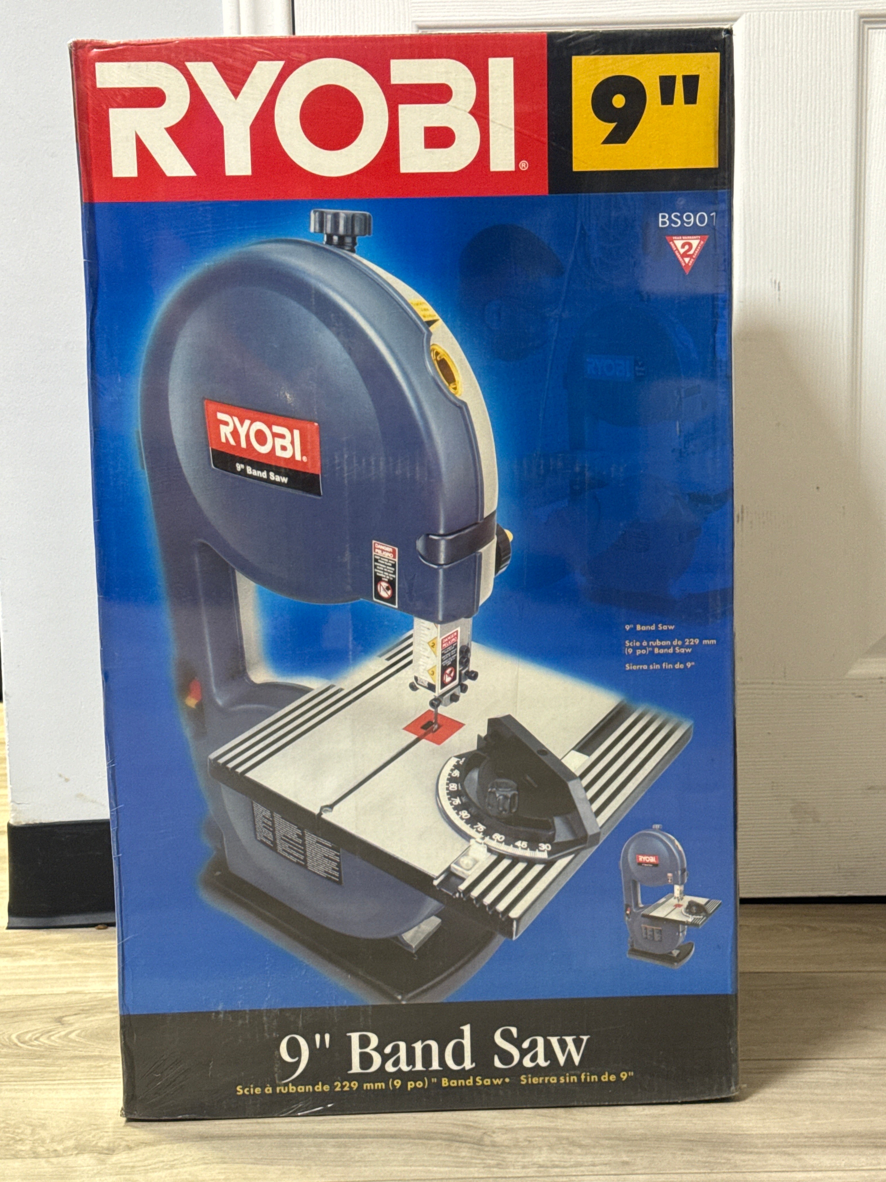 Ryobi BS901 9" Benchtop Band Saw Corded Tabletop Woodworking Saw