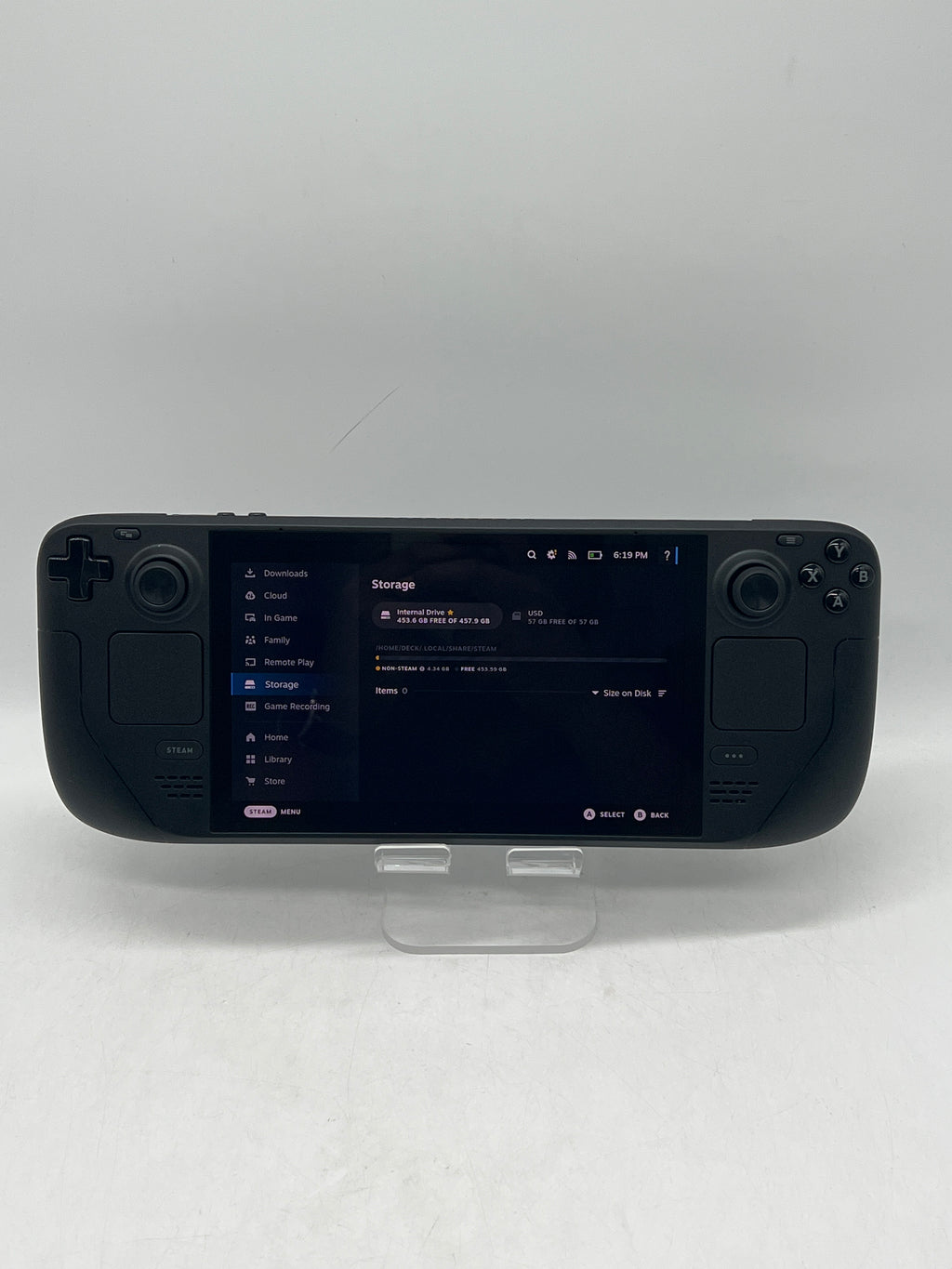 Valve Steam Deck OLED 7.4" 6nm Ryzen APU 16GB RAM 512GB Black Model 1030