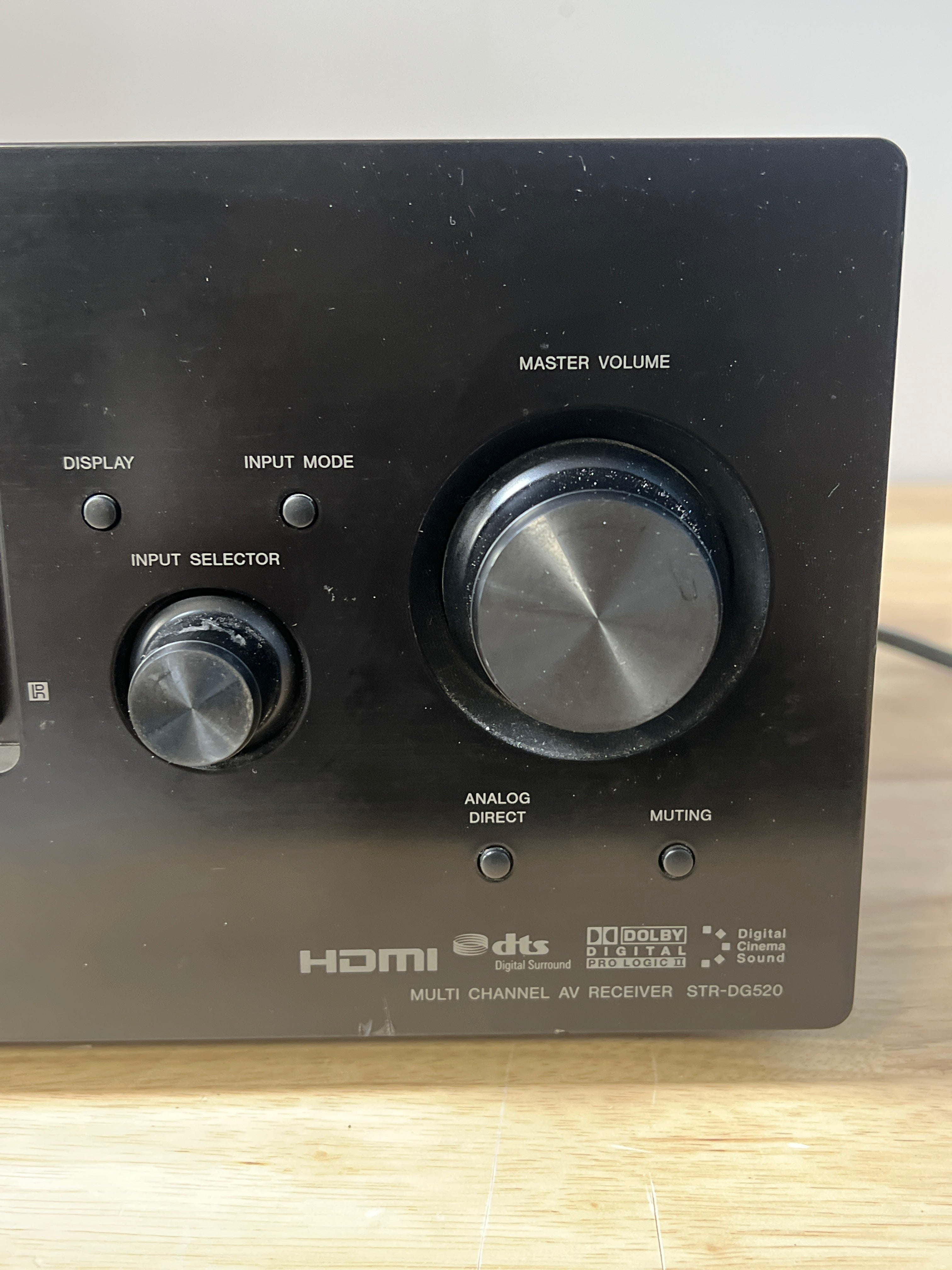 Sony STR-DG520 5.1 Channel HDMI Stereo Receiver Black Used