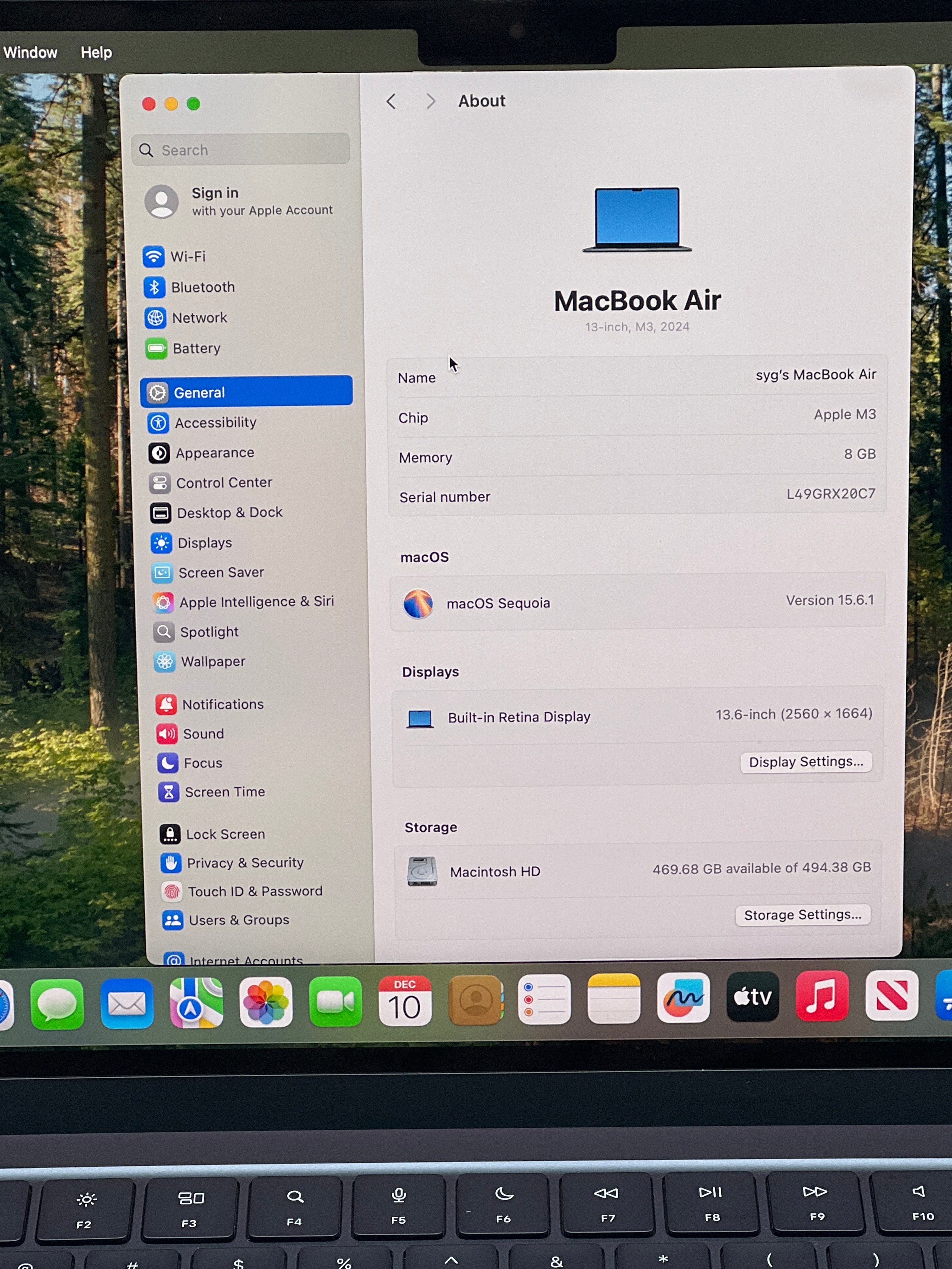 Apple MacBook Air 13" M3 A3113 2024 8GB RAM 512GB SSD Midnight Blue