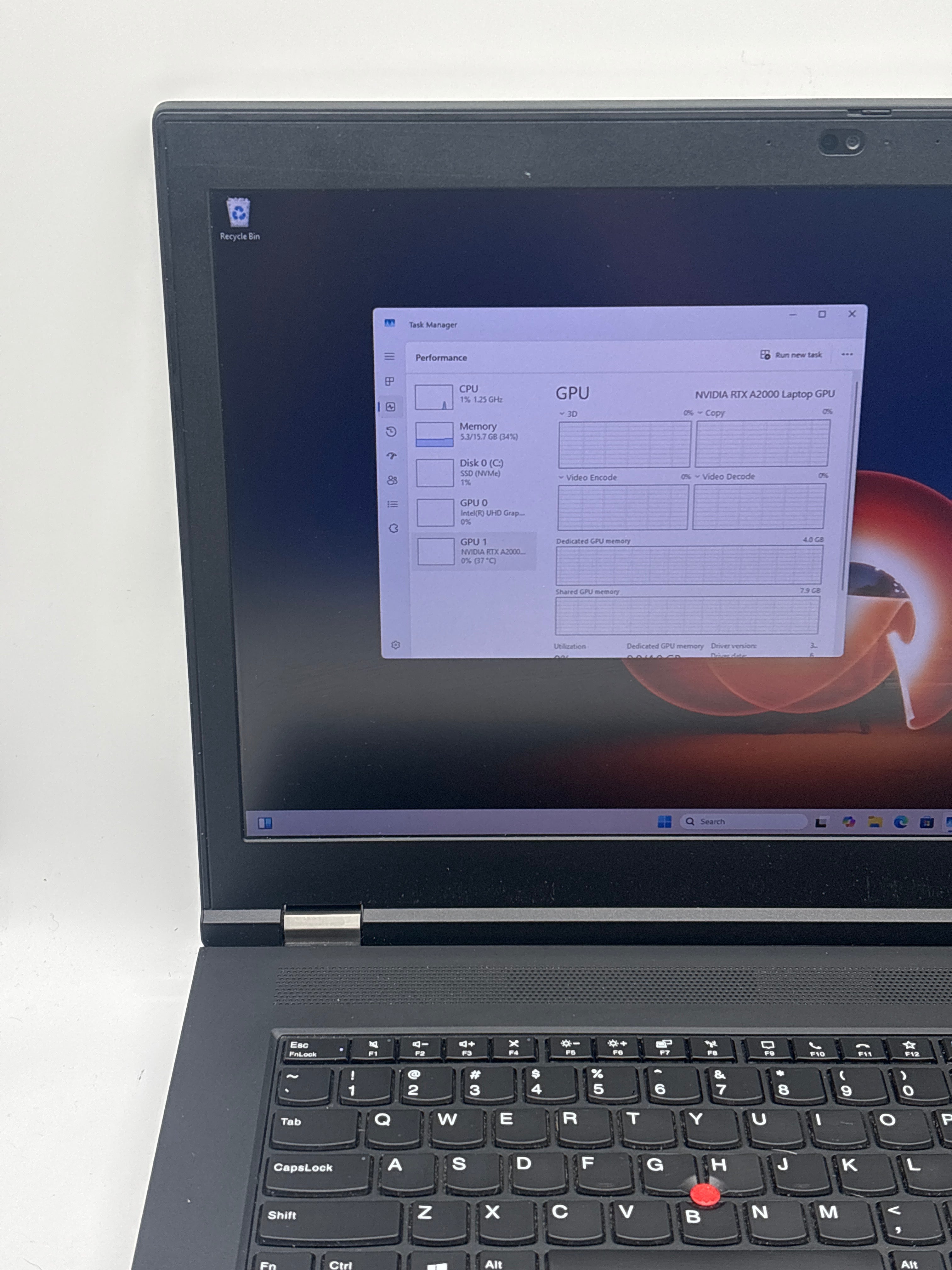 Lenovo ThinkPad P17 Gen 2 i7-11800H 16GB RAM 512GB SSD RTX A2000