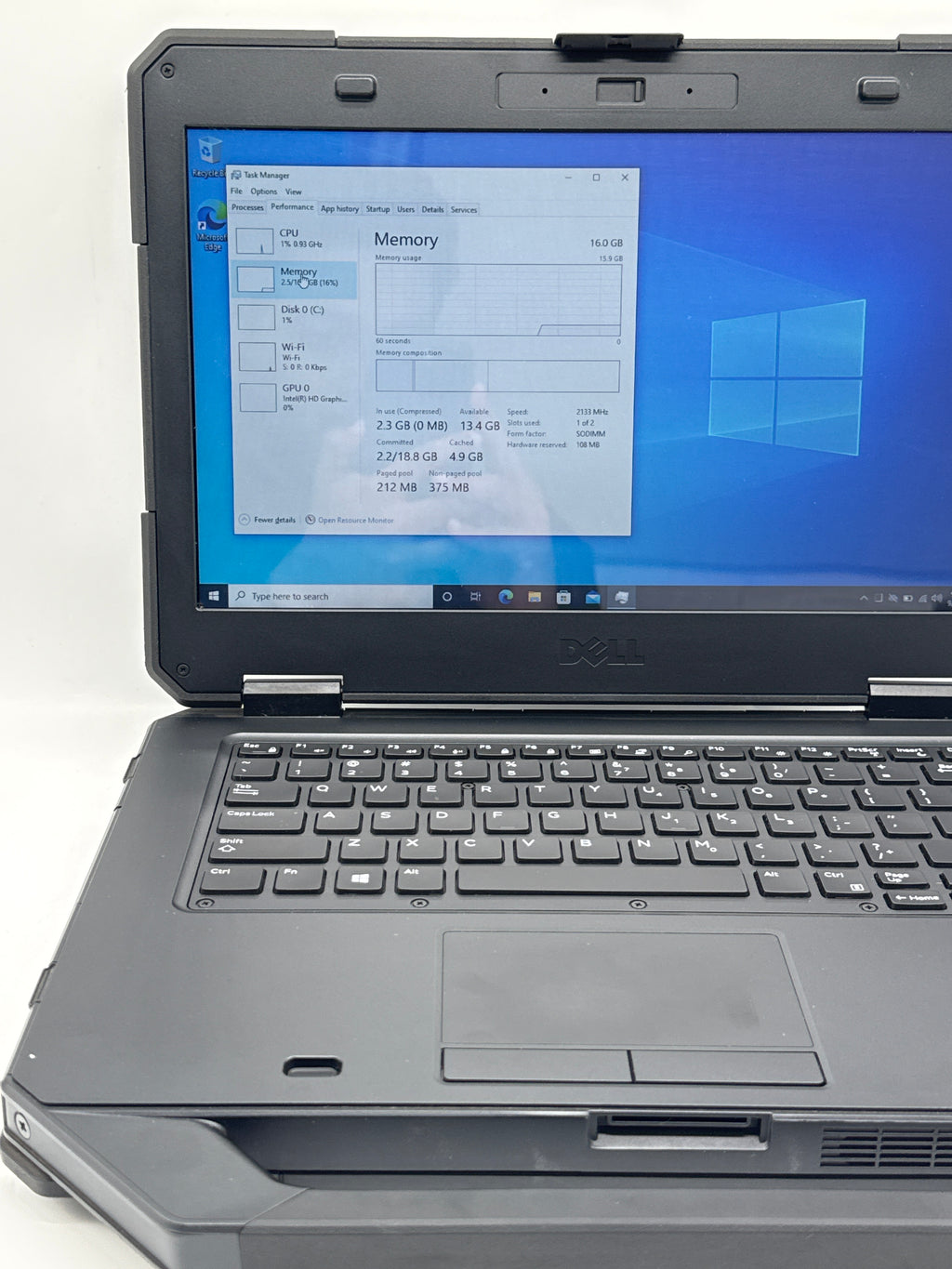 Dell Latitude 5414 Rugged i5-6300U 16GB 512GB SSD 14in Laptop - Used