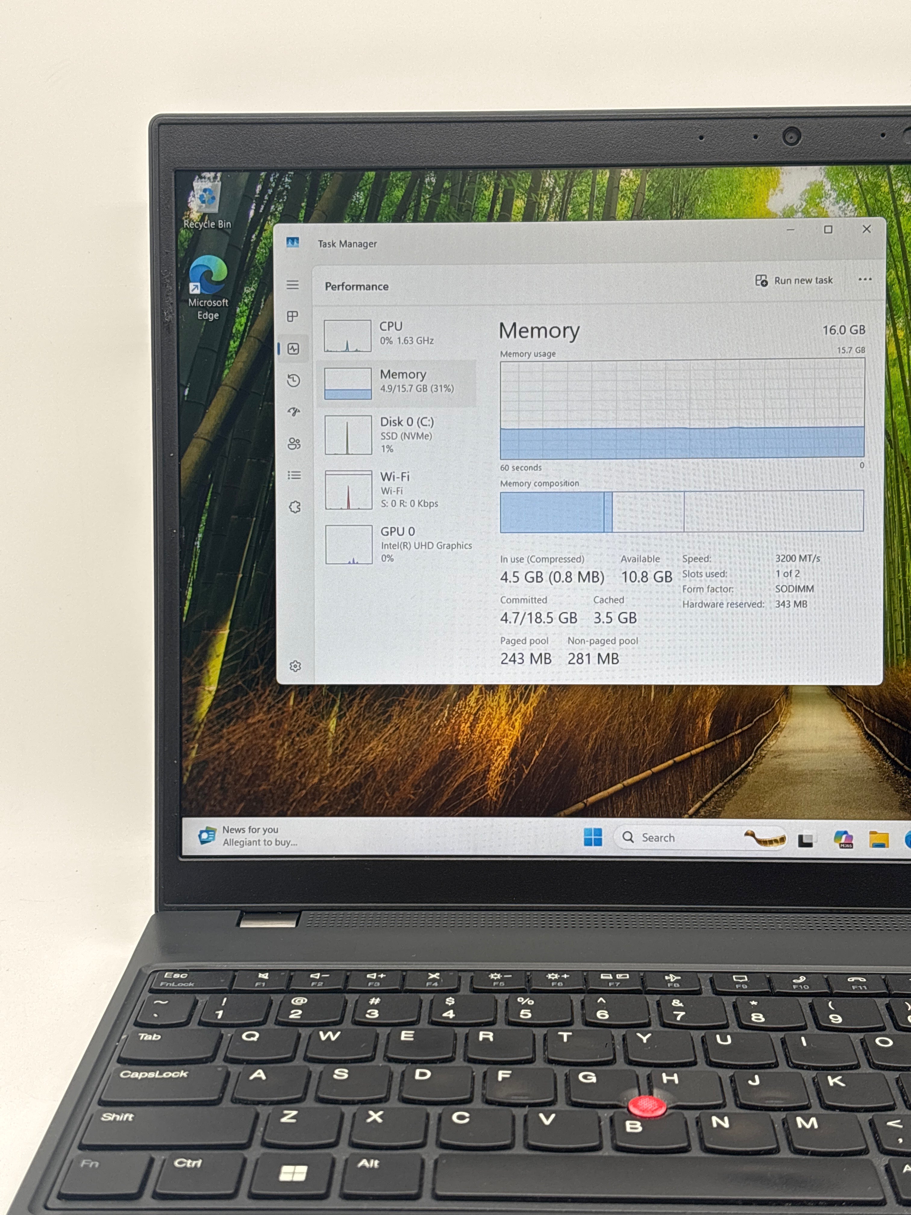 Lenovo ThinkPad L15 Gen 4 i7-1365U 32GB RAM 1TB SSD