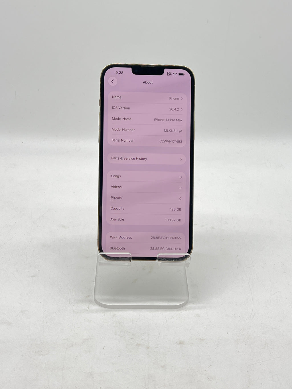 Apple iPhone 13 Pro Max 128GB Unlocked Gold - Aftermarket Camera