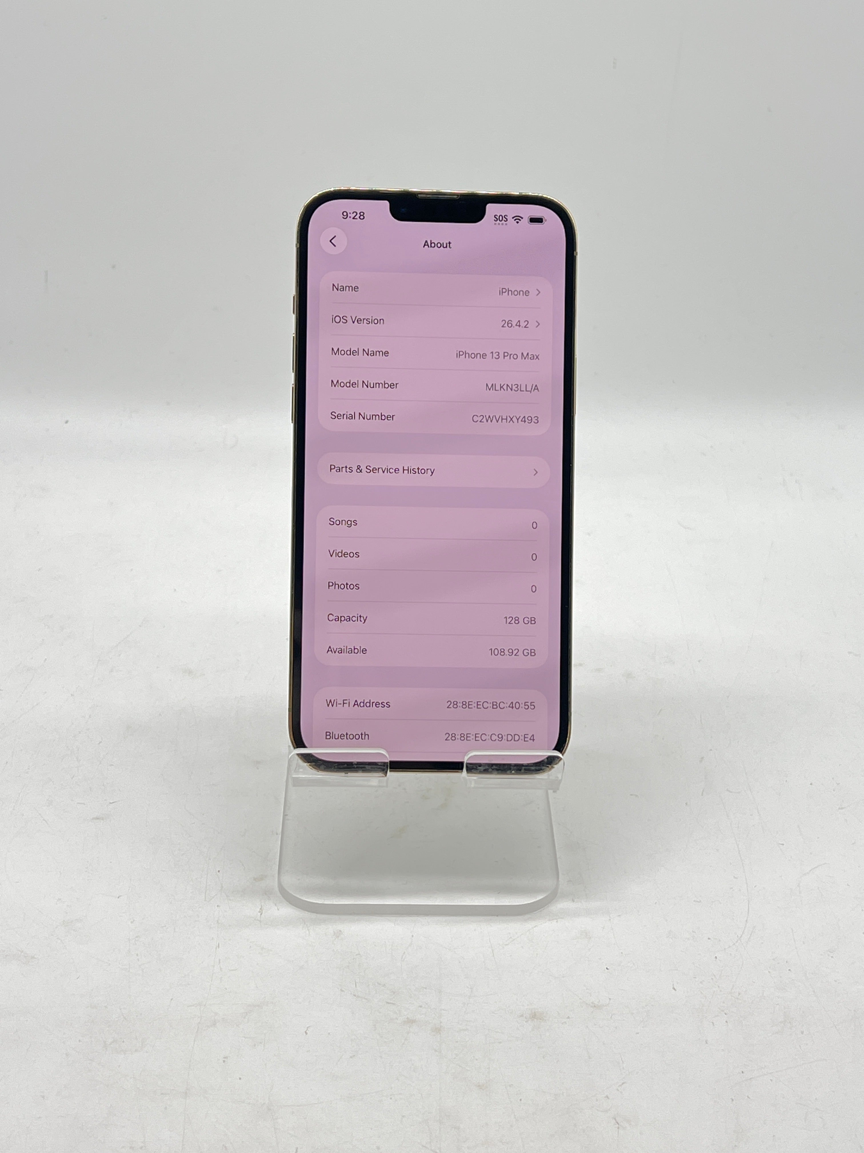 Apple iPhone 13 Pro Max 128GB Unlocked Gold - Aftermarket Camera