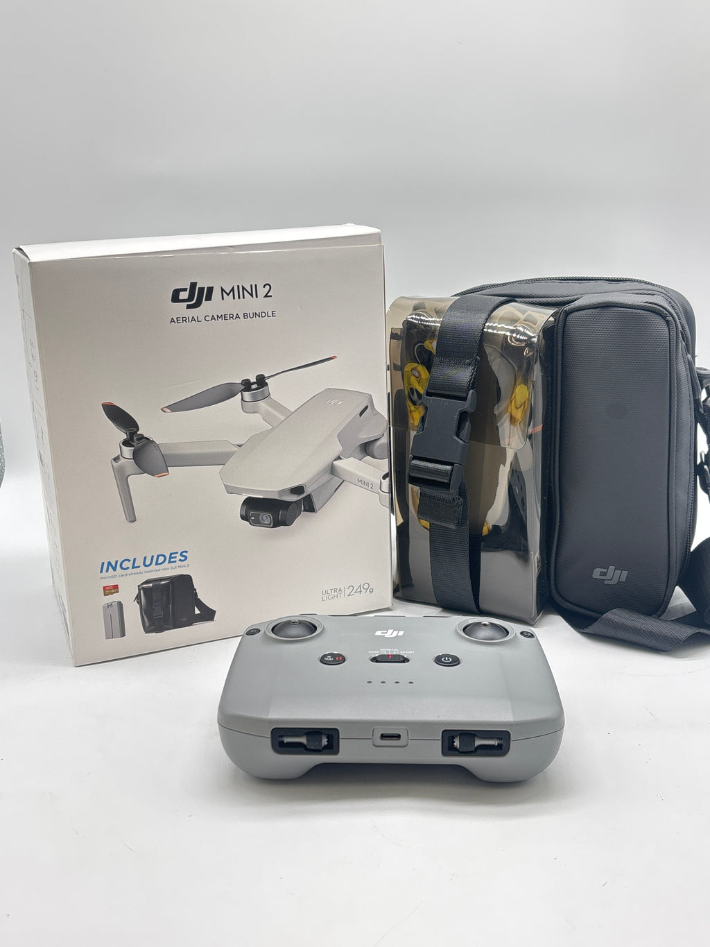 DJI Mini 2 2020 White Ready to Fly Drone 4K HD Video Recording - New Open Box