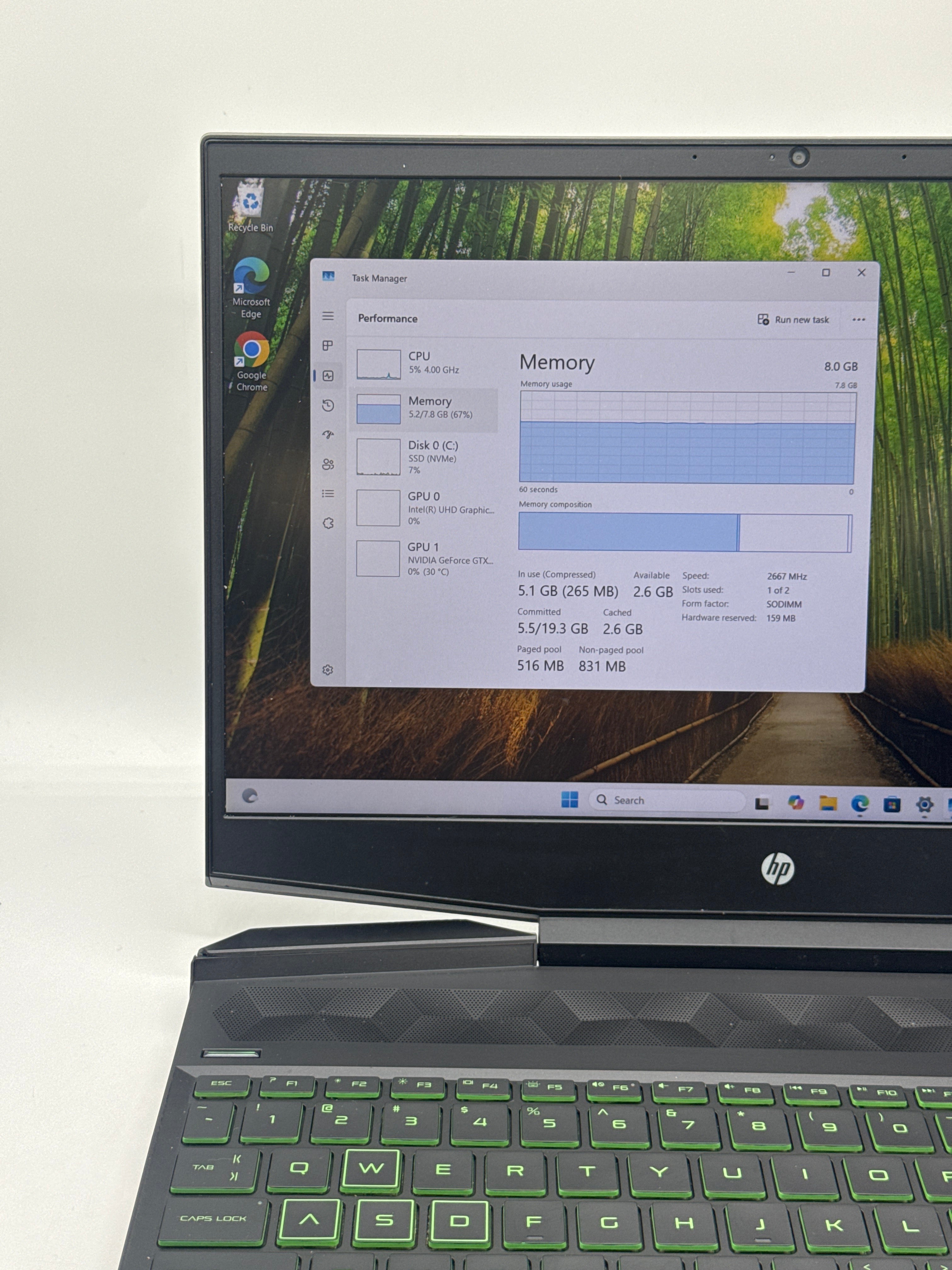 HP Pavilion 15-dk0068wm i5-9300H 8GB RAM 256GB SSD GTX 1050 - For Parts (Read DESC)