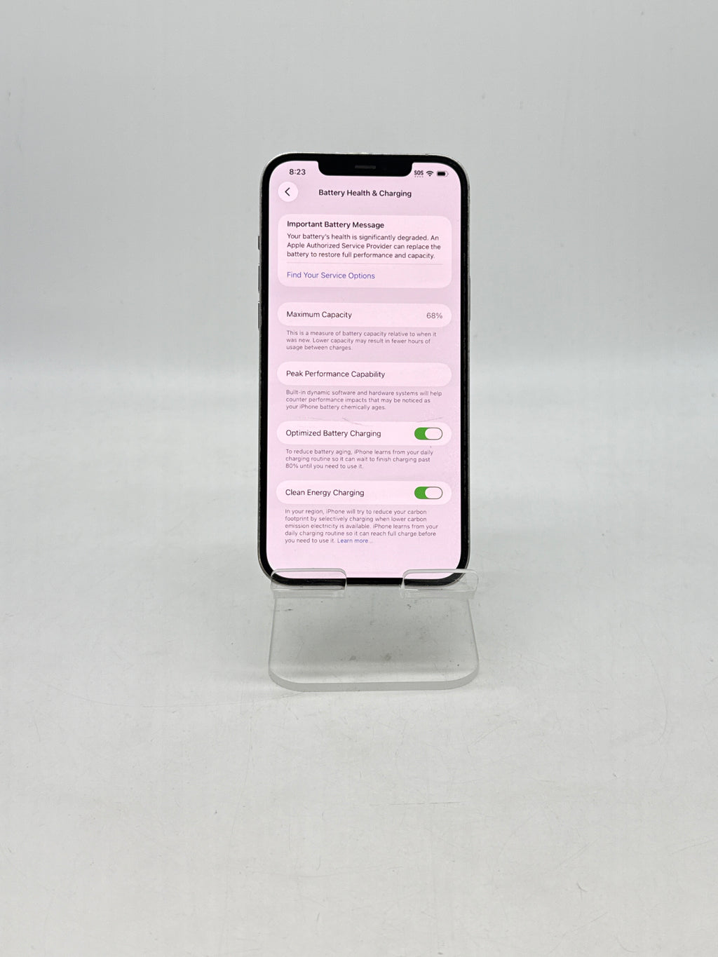 Apple iPhone 12 Pro Max 512GB Factory Unlocked - Service Battery