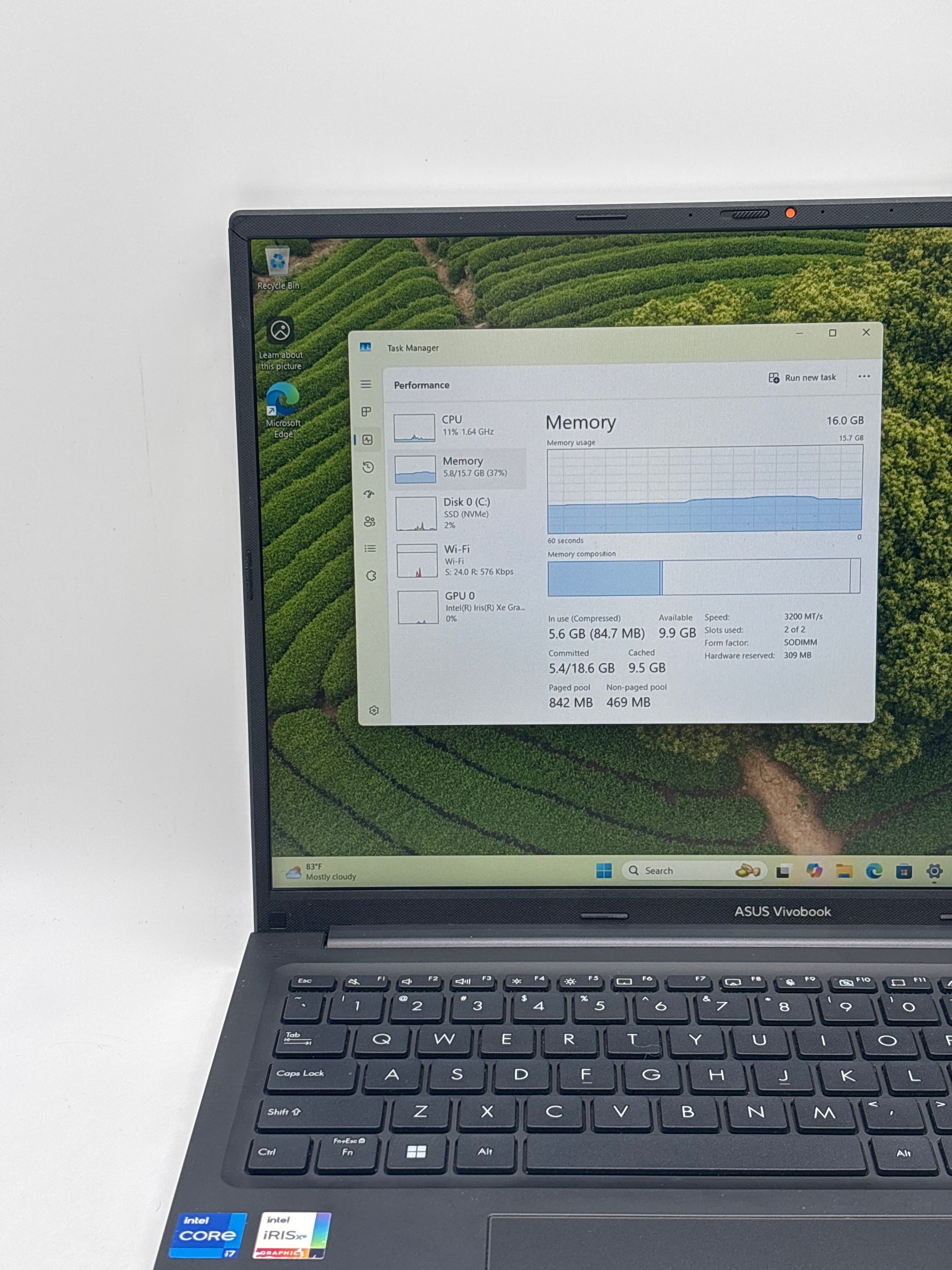 Asus VivoBook F1605Z i7-1255U 16GB RAM 512GB SSD