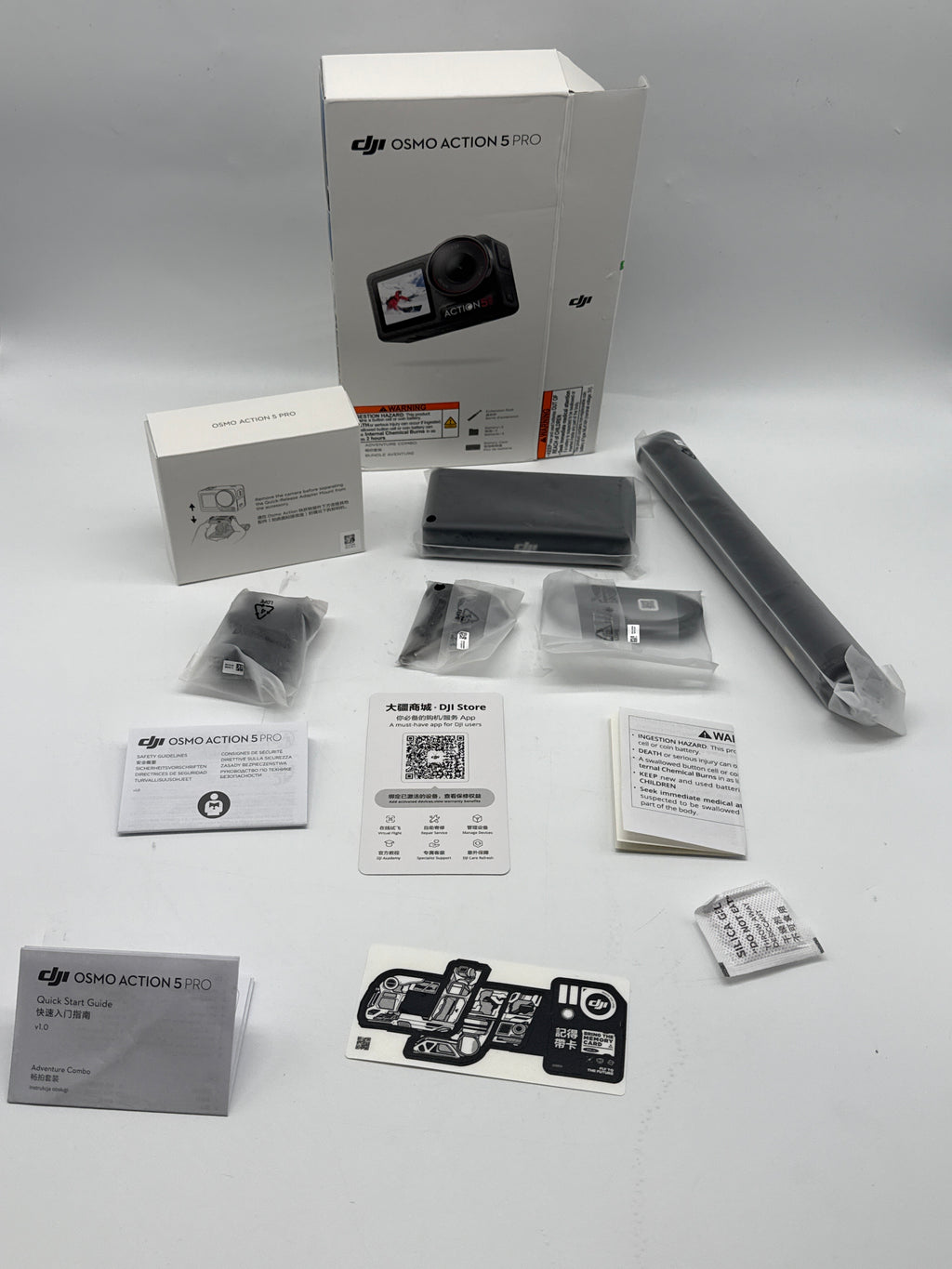 DJI Osmo Action 5 Pro Adventure Combo 4K Action Camera Black - Open Box