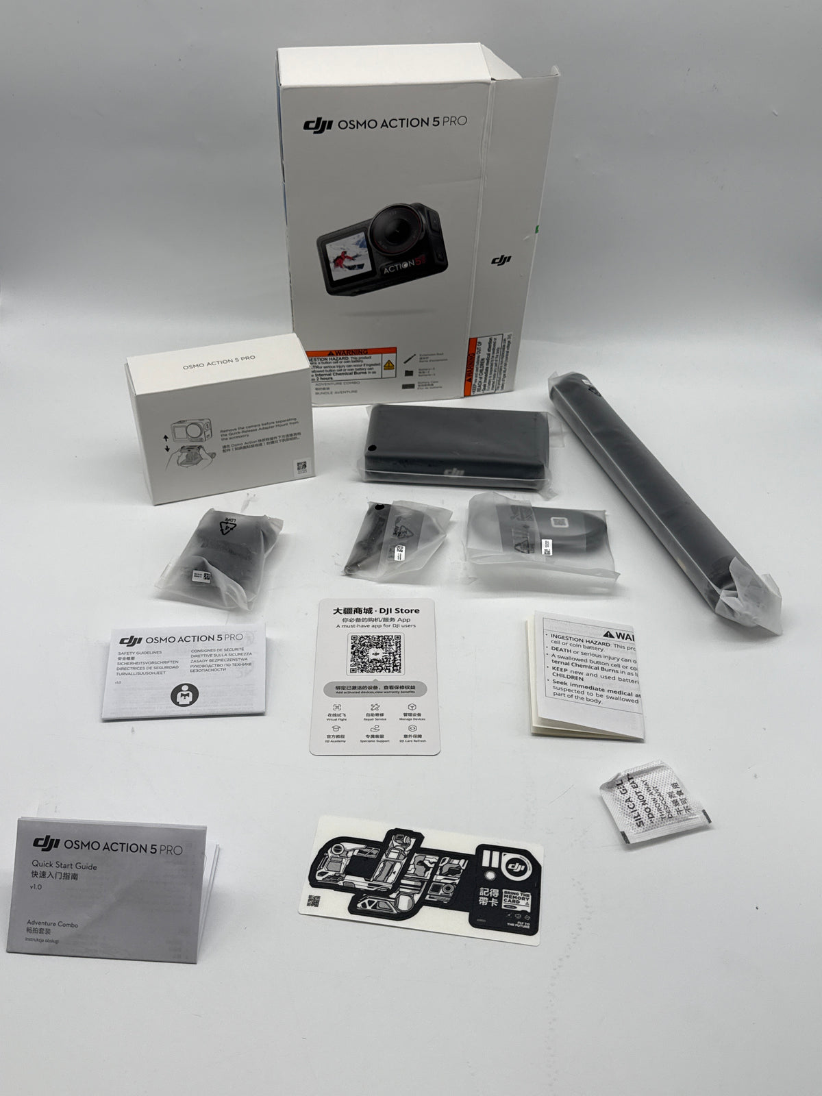 DJI Osmo Action 5 Pro Adventure Combo 4K Action Camera Black - Open Box