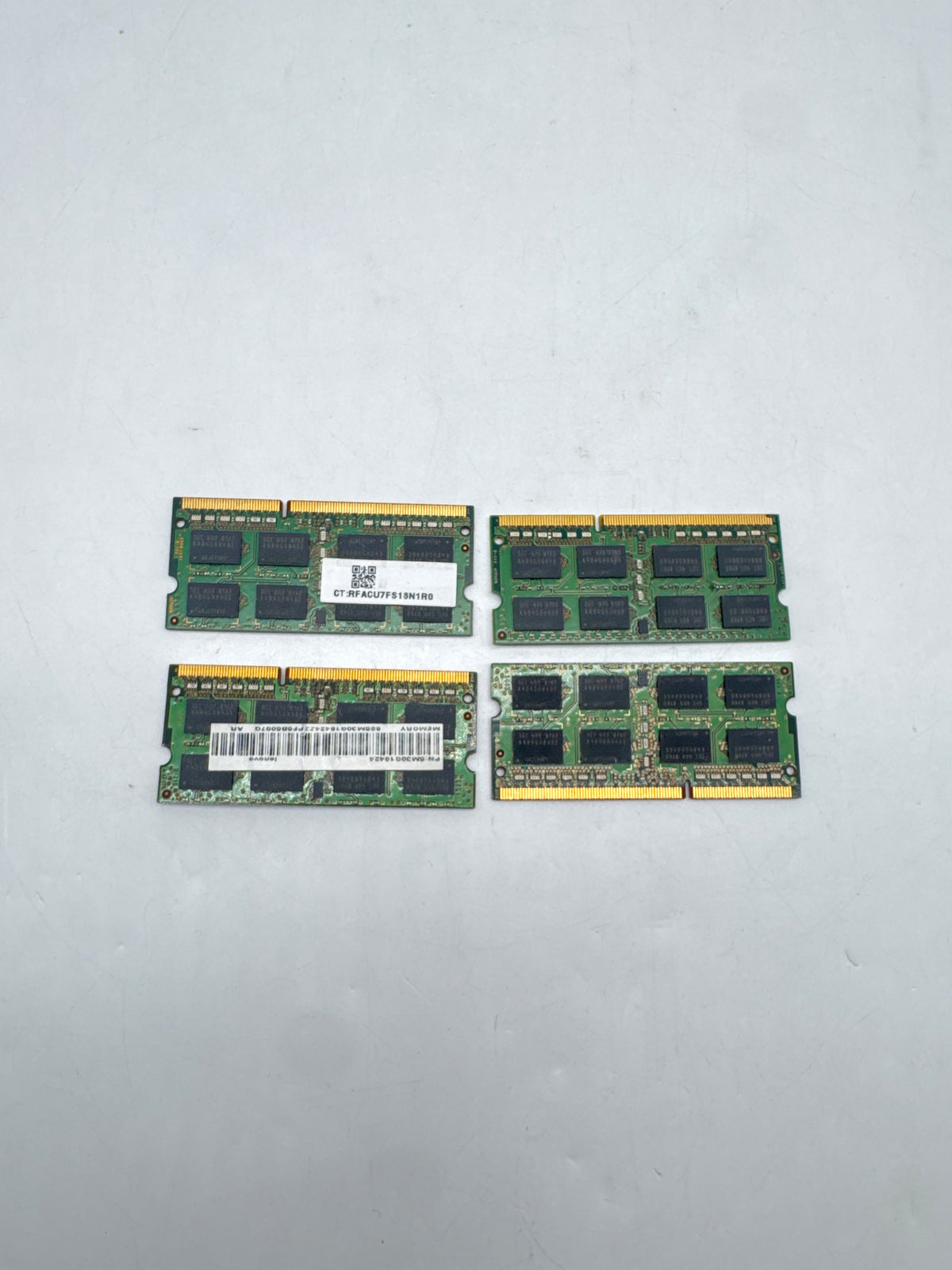 Samsung 8GB 2Rx8 PC3L-12800S DDR3L Laptop RAM Lot of 4 32GB Total - Used