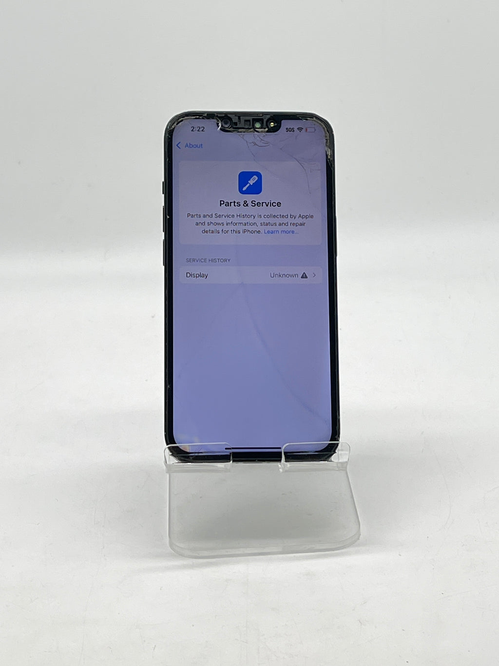 ATT Apple iPhone 14 128GB Midnight - Cracked Back And Screen