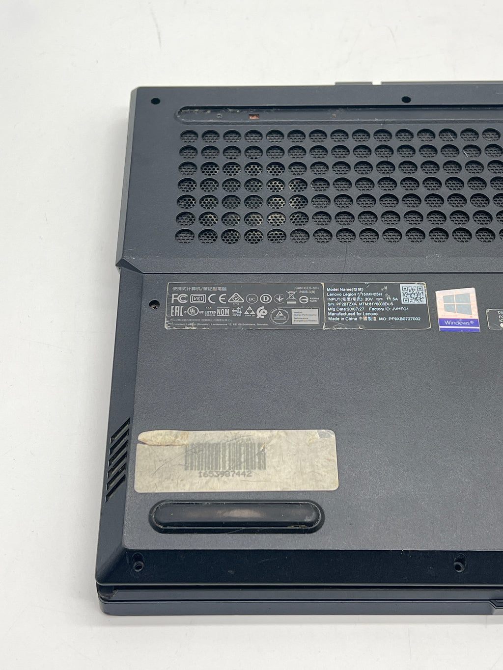 Lenovo Legion 5 15IMH05H i7-10750H 8GB RAM 512GB SSD GTX 1660Ti - For Parts (Read)
