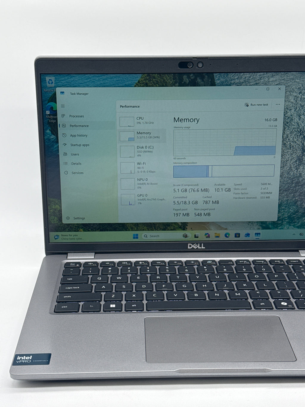 Dell Precision 3490 Ultra 7 155H 16GB RAM 512GB SSD (Remotely Managed)