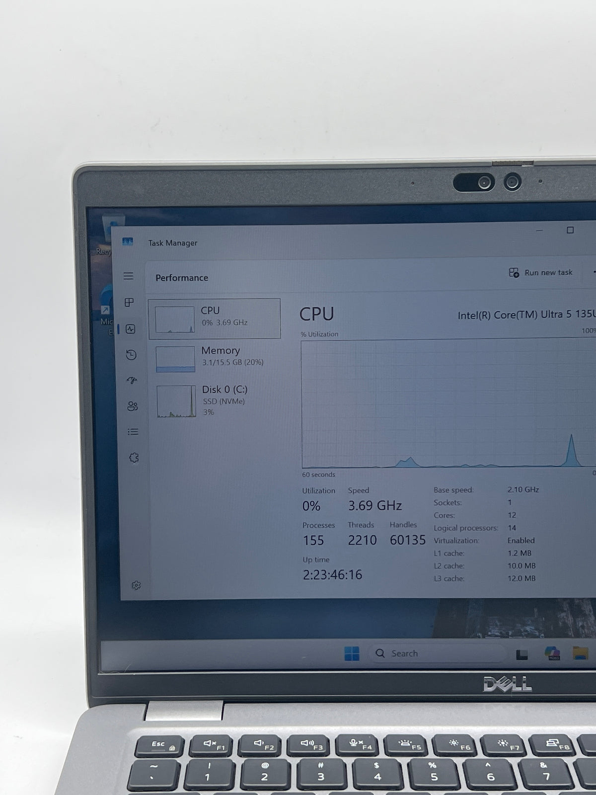 Dell Latitude 5450 13" Ultra 5 135U 16GB RAM 256GB SSD Gray - Used