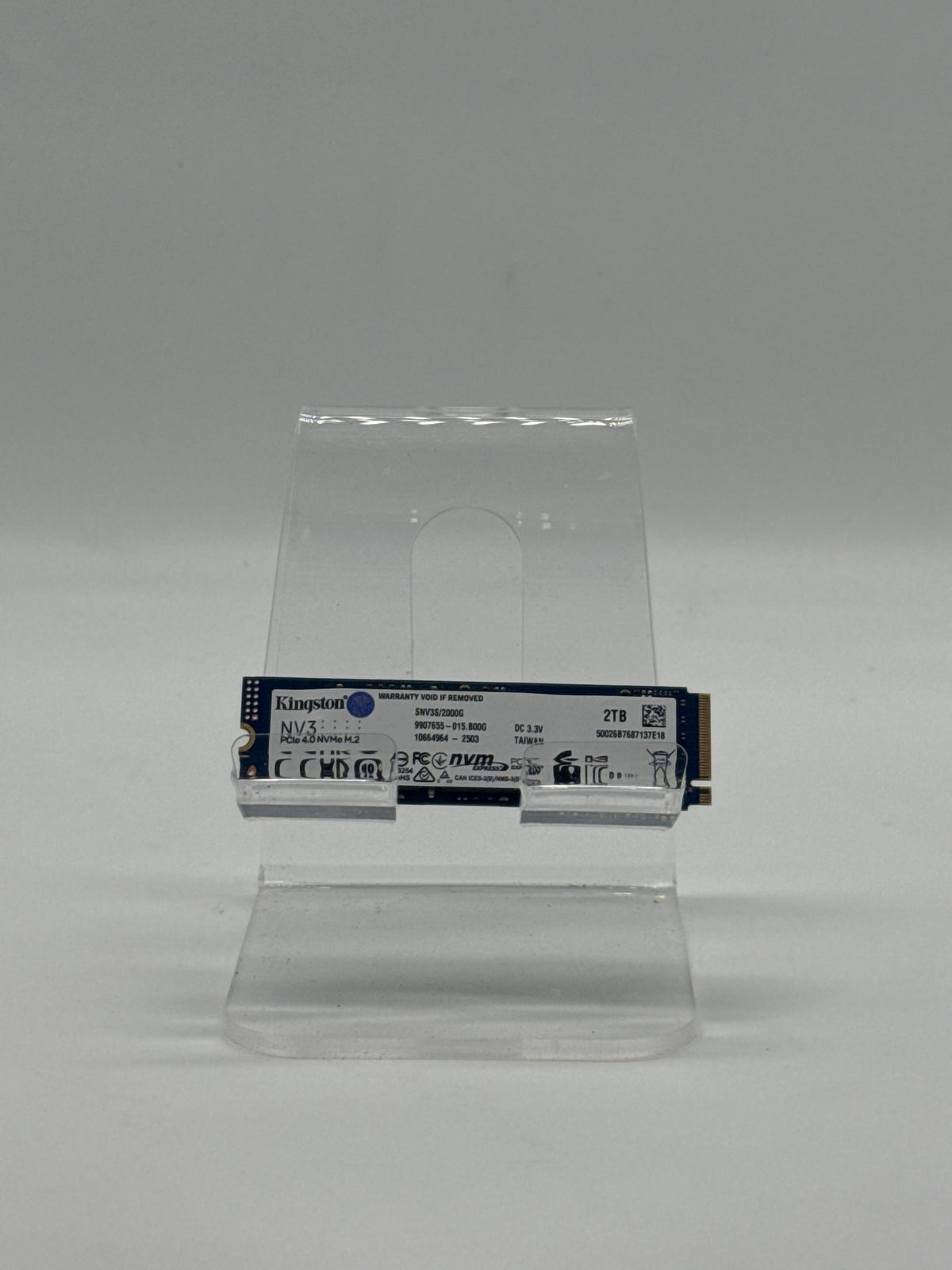 Kingston M.2 2280 NV3 2 TB PCIe 4.0 x4 NVMe SSD SNV3S/2000G - Used
