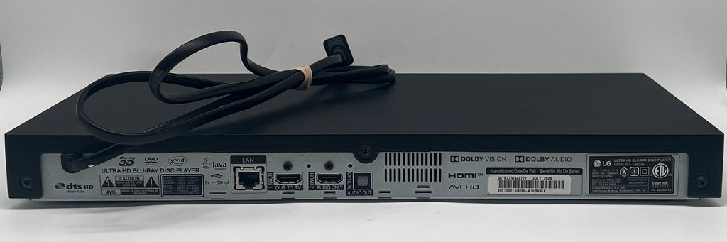 LG UBKM9 Blu-ray Player No Remote - Used