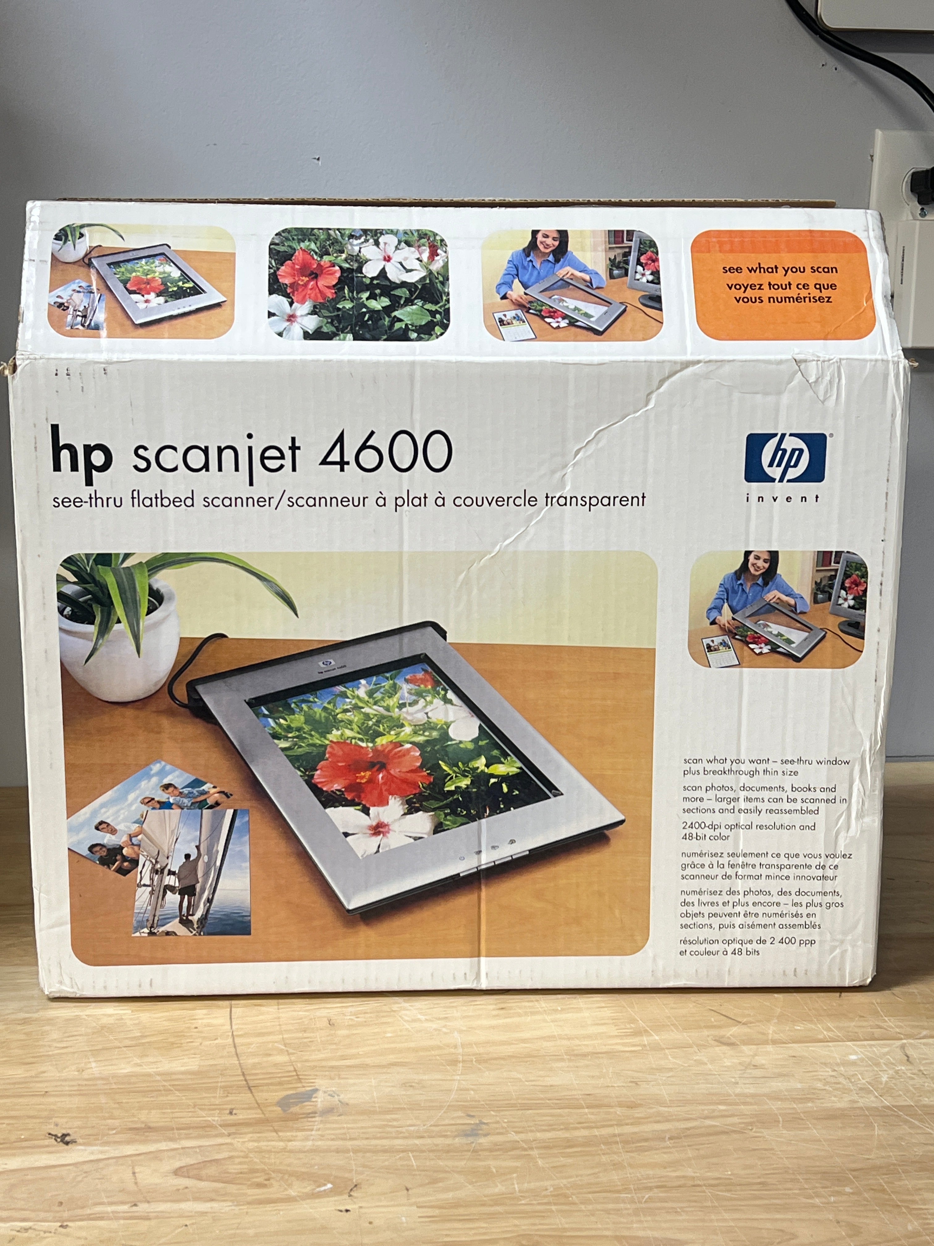 HP Scanjet 4600 Transparent Flatbed Scanner - New Open Box