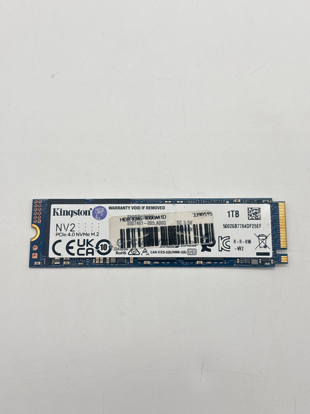 Kingston M.2 NV2 1TB M.2 NVMe Gen 4.0 x 4 SSD SNV2S/1000G SSD