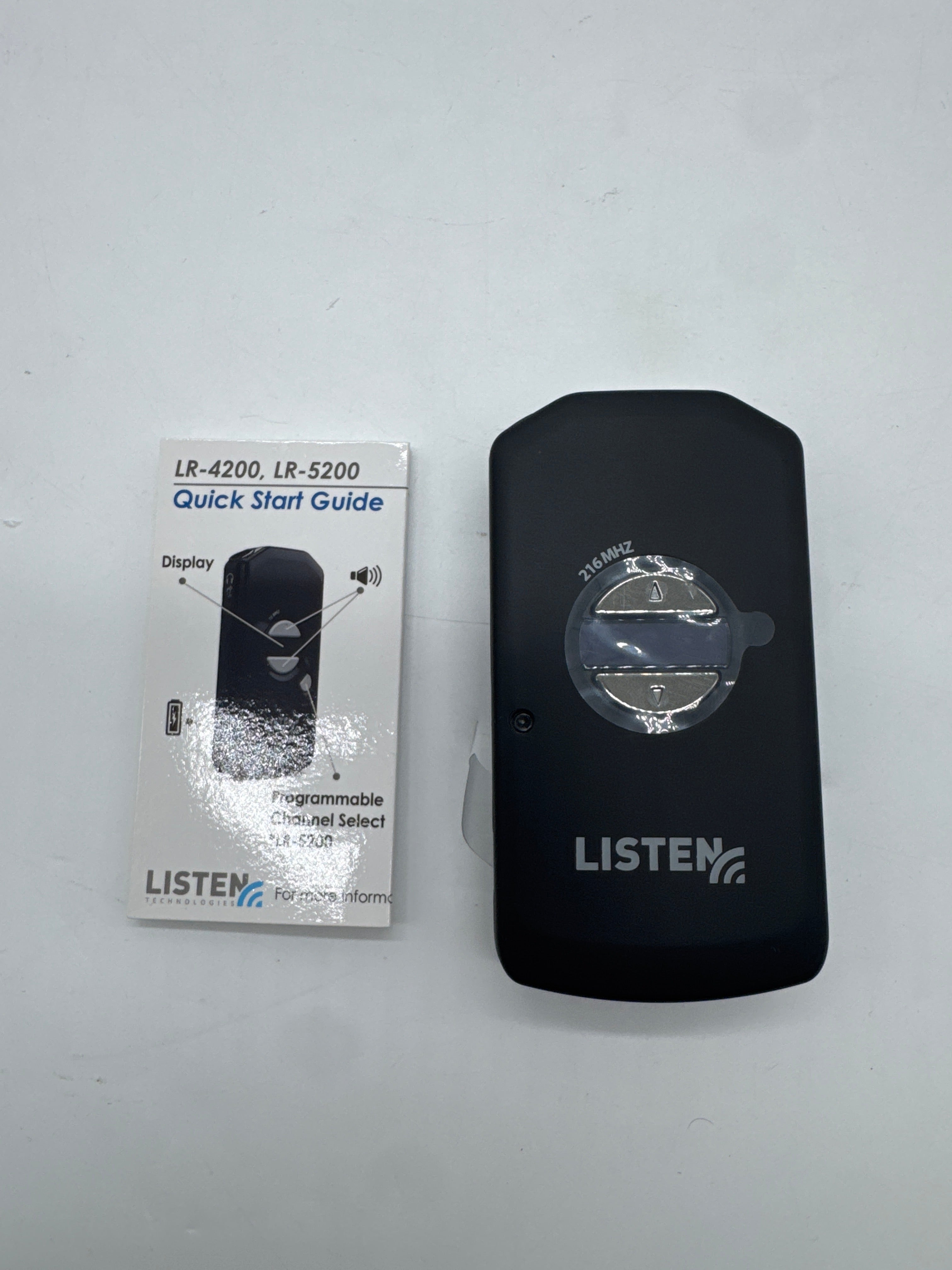 Listen Technologies LR-4200-216 RF Receiver - New In Box