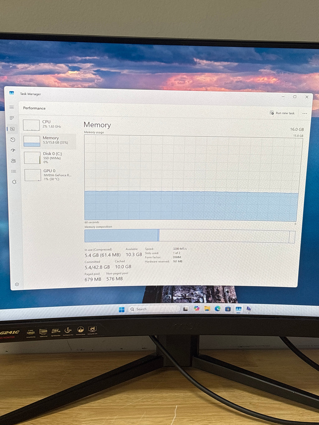 Custom PC Intel Core i5-12400F 16GB RAM 1TB SSD RTX 3050 - Used