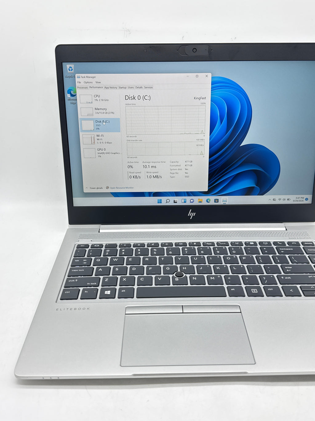 HP EliteBook 840 G6 i5-8365U 16GB 512GB SSD 14in Laptop - Used