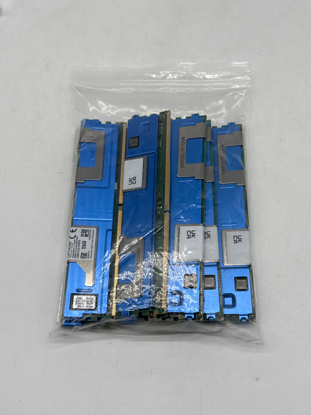 Lot of 8 Intel Optane 128GB DDR4-3200 Persistent Memory NMB1XXD128GPS  - Used