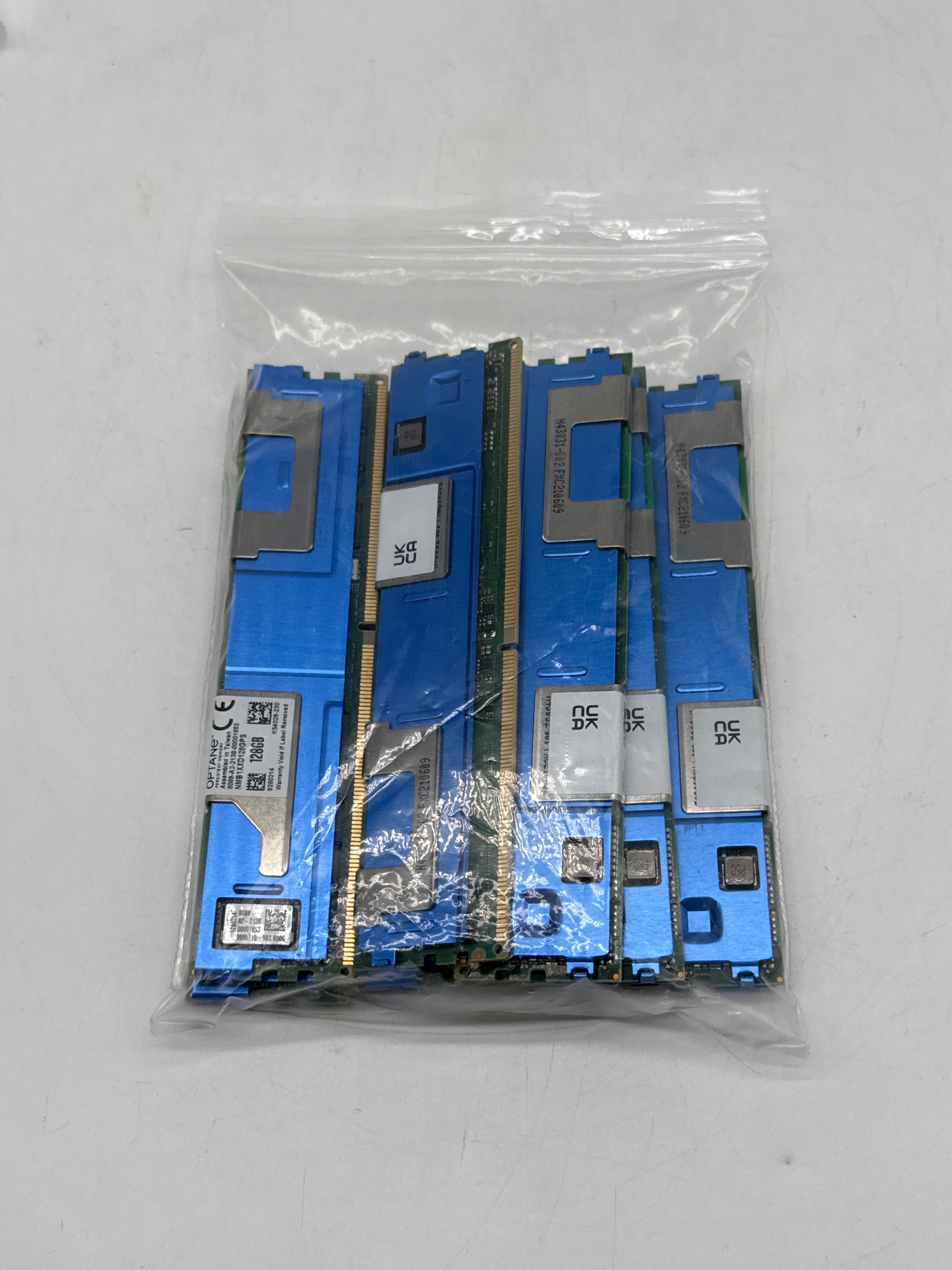 Lot of 8 Intel Optane 128GB DDR4-3200 Persistent Memory NMB1XXD128GPS  - Used