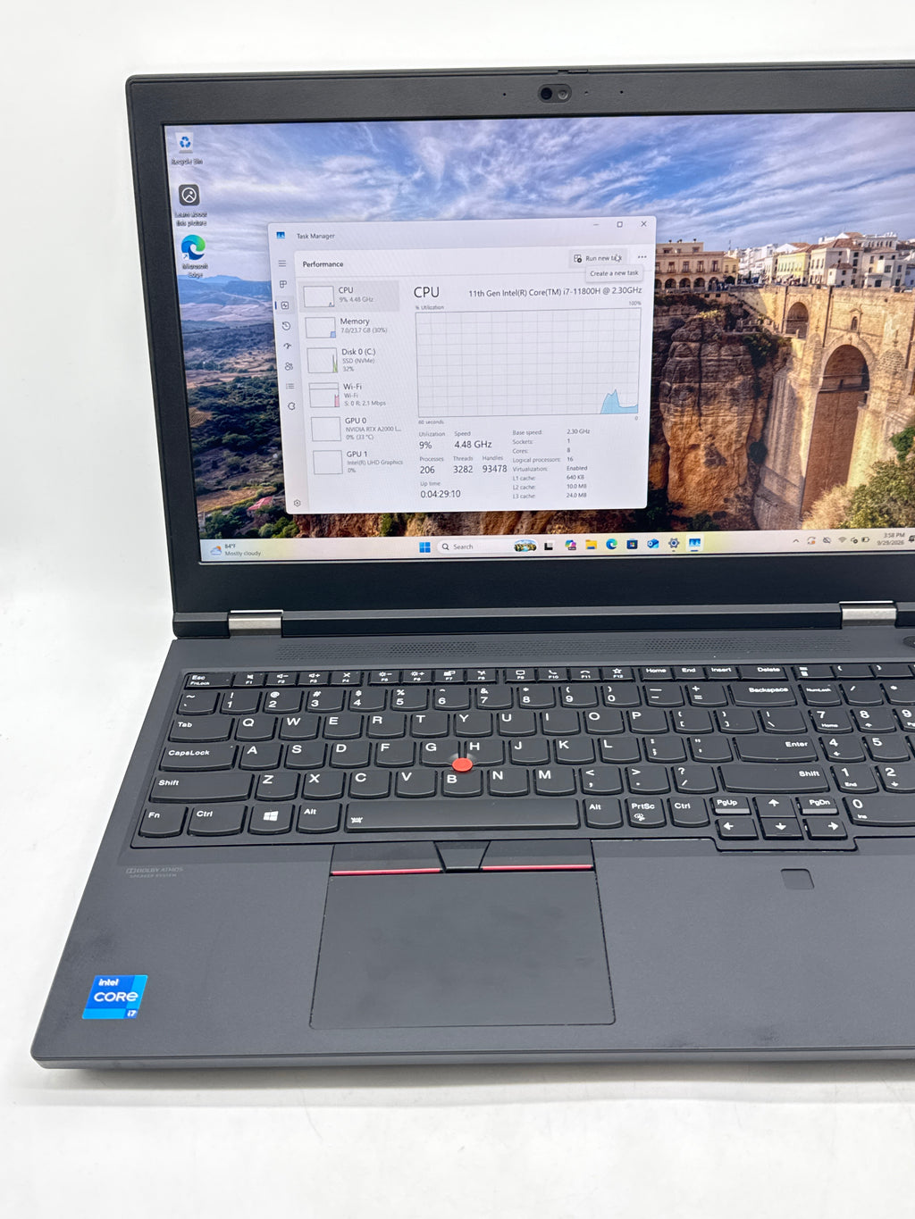 Lenovo ThinkPad P15 Gen 2 i7-11800H 24GB 1TB SSD RTX A2000 - Used