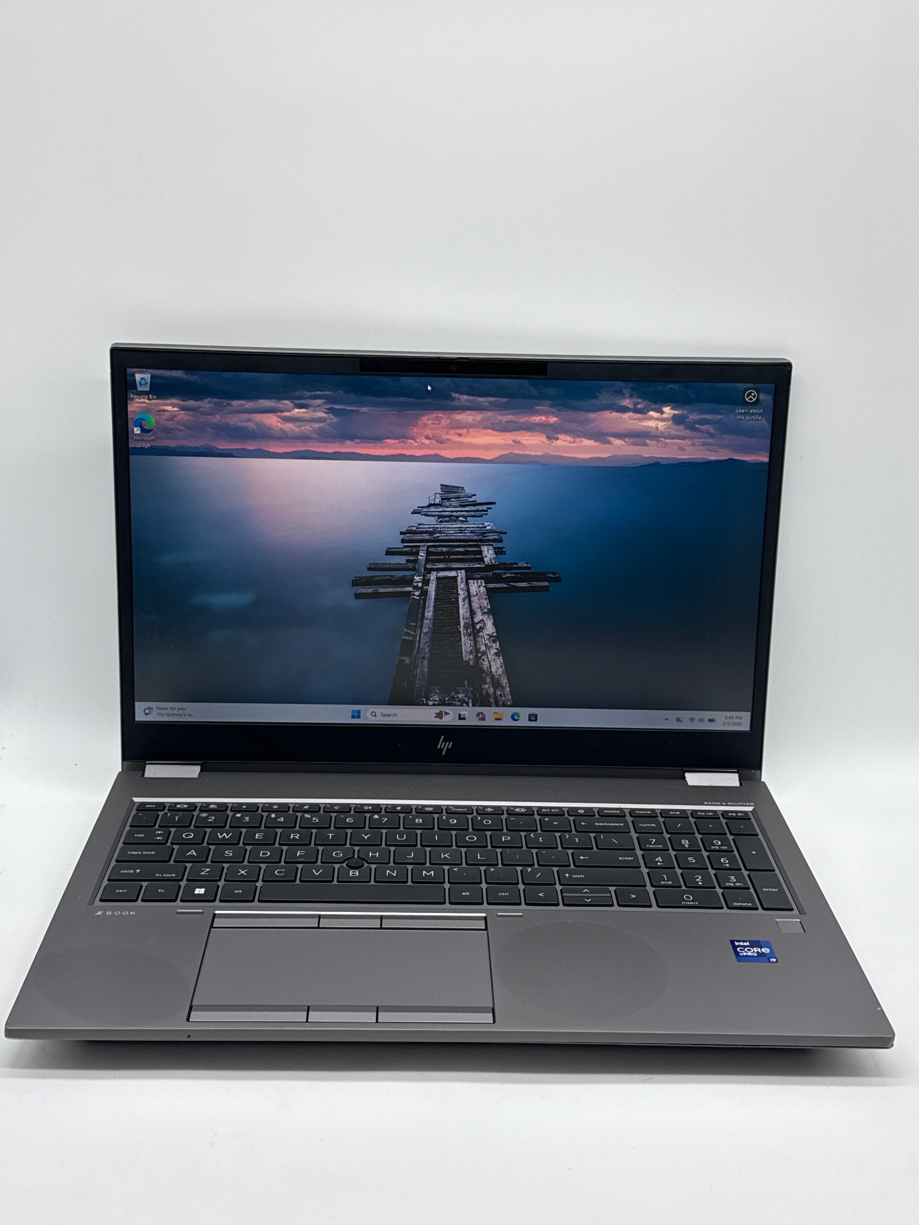 HP ZBook Fury G8 15.6" i9-11950H 64GB RAM 1TB SSD RTX A2000 - BIOS Locked