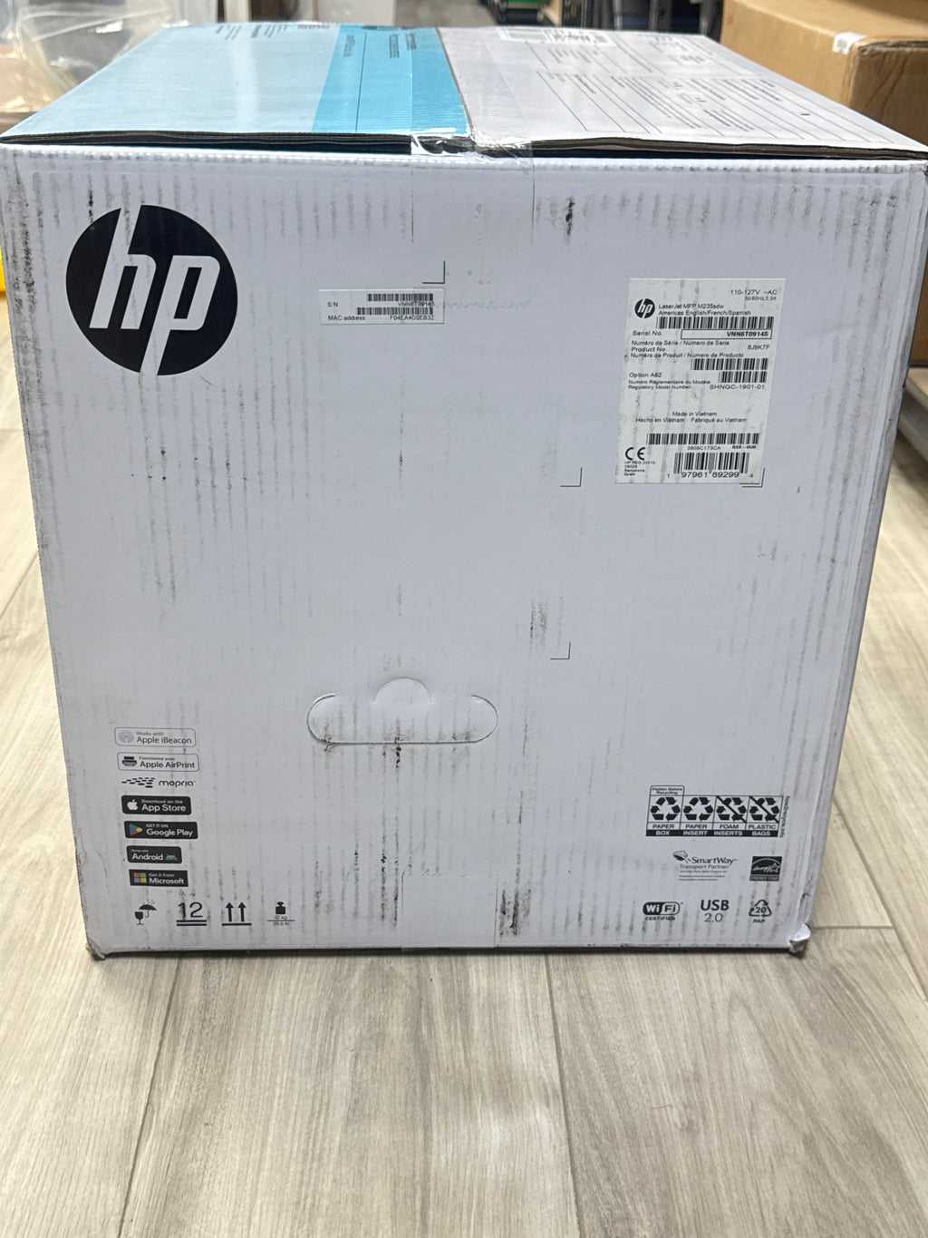 HP LaserJet MFP M235sdw Monochrome Wireless Printer - New in Box