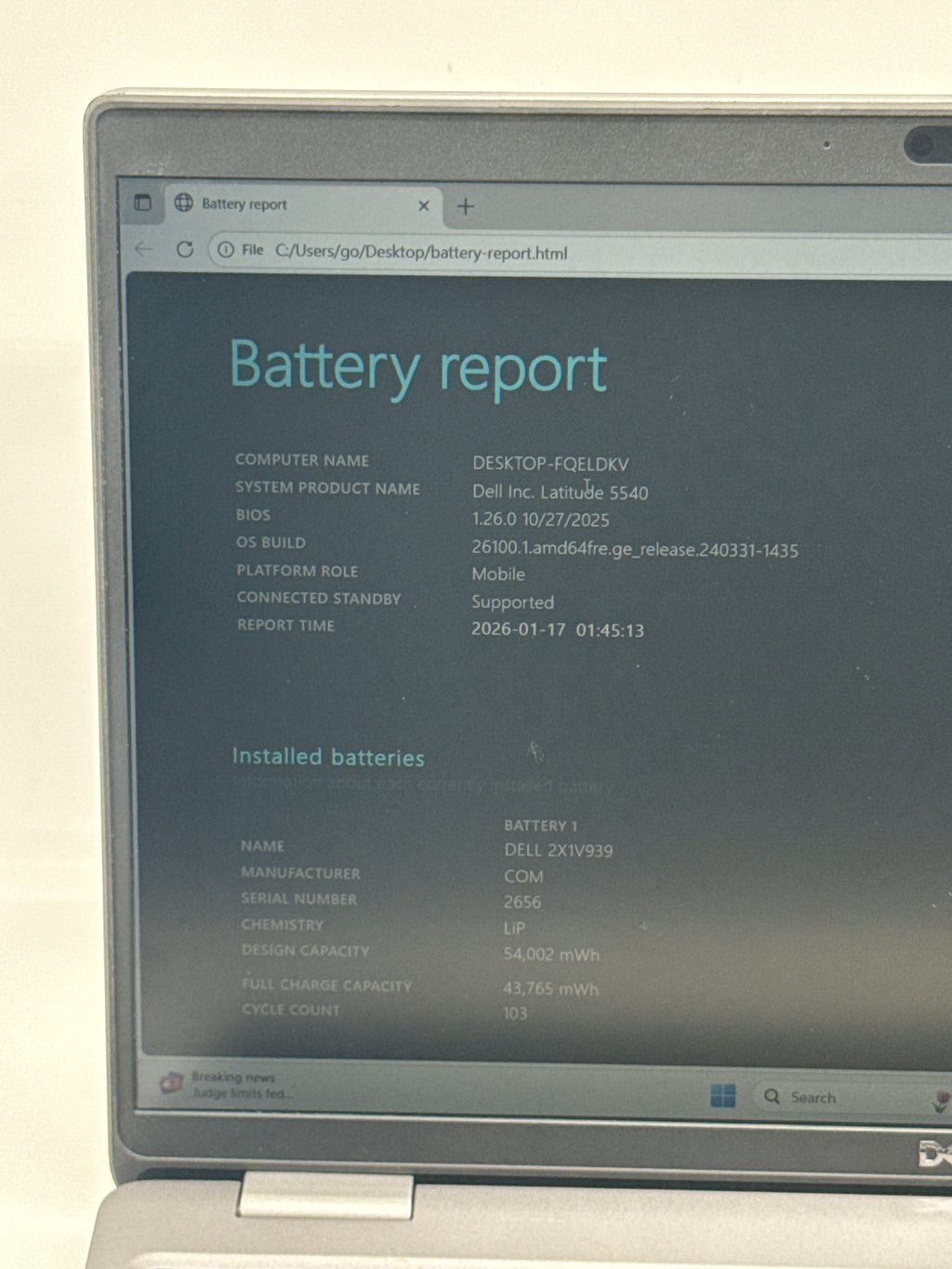 Dell Latitude 5540 15.6" i7-1365U 16GB RAM 512GB SSD Gray