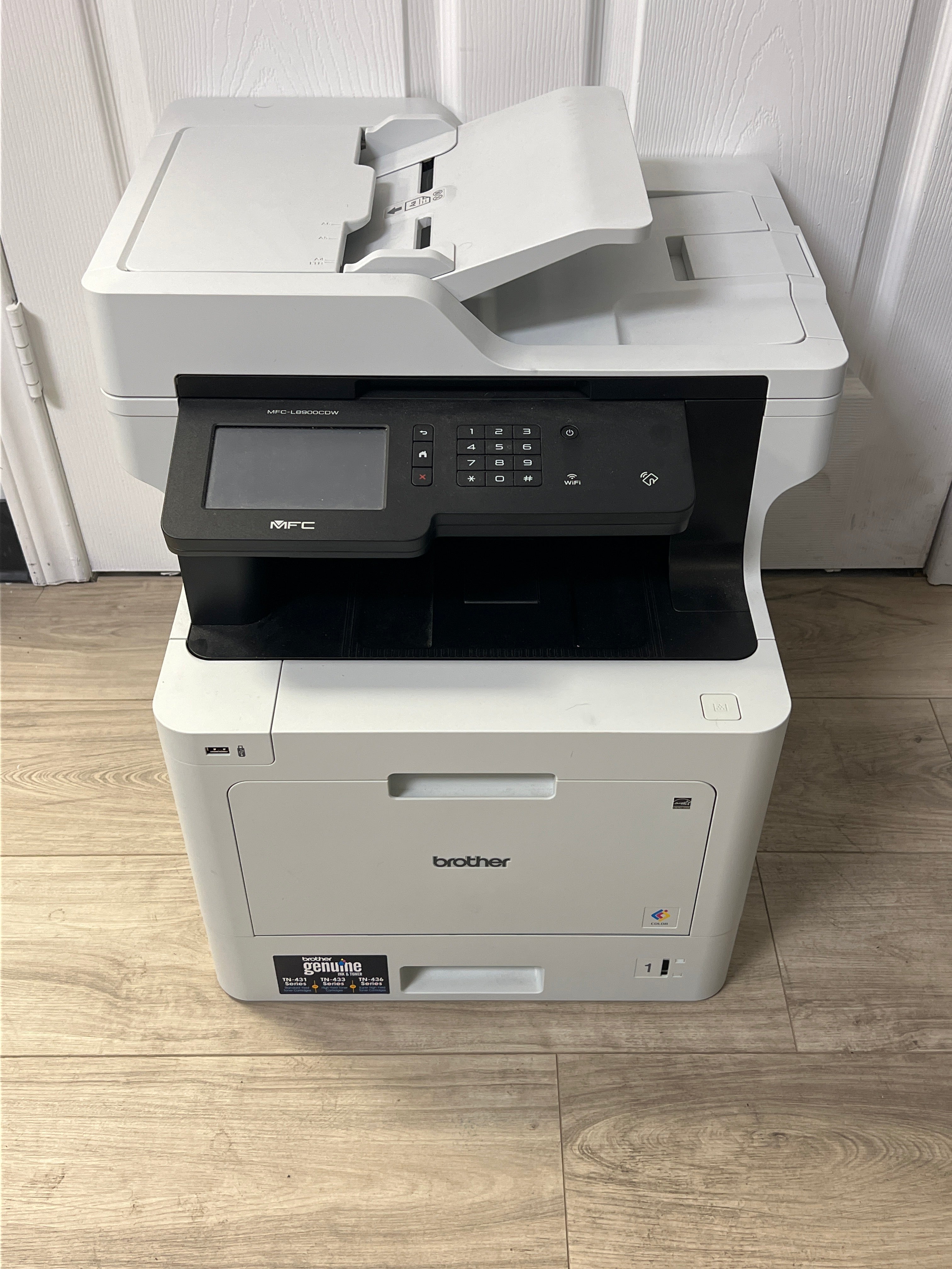 Brother MFC-L8900CDW All-In-One Color Laser Multifunction Printer - White
