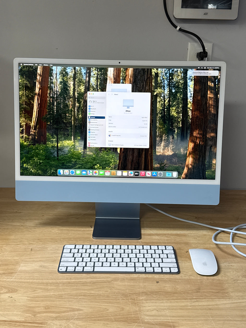 Apple iMac 24" A2438 M1 16GB RAM 1TB SSD - Blue