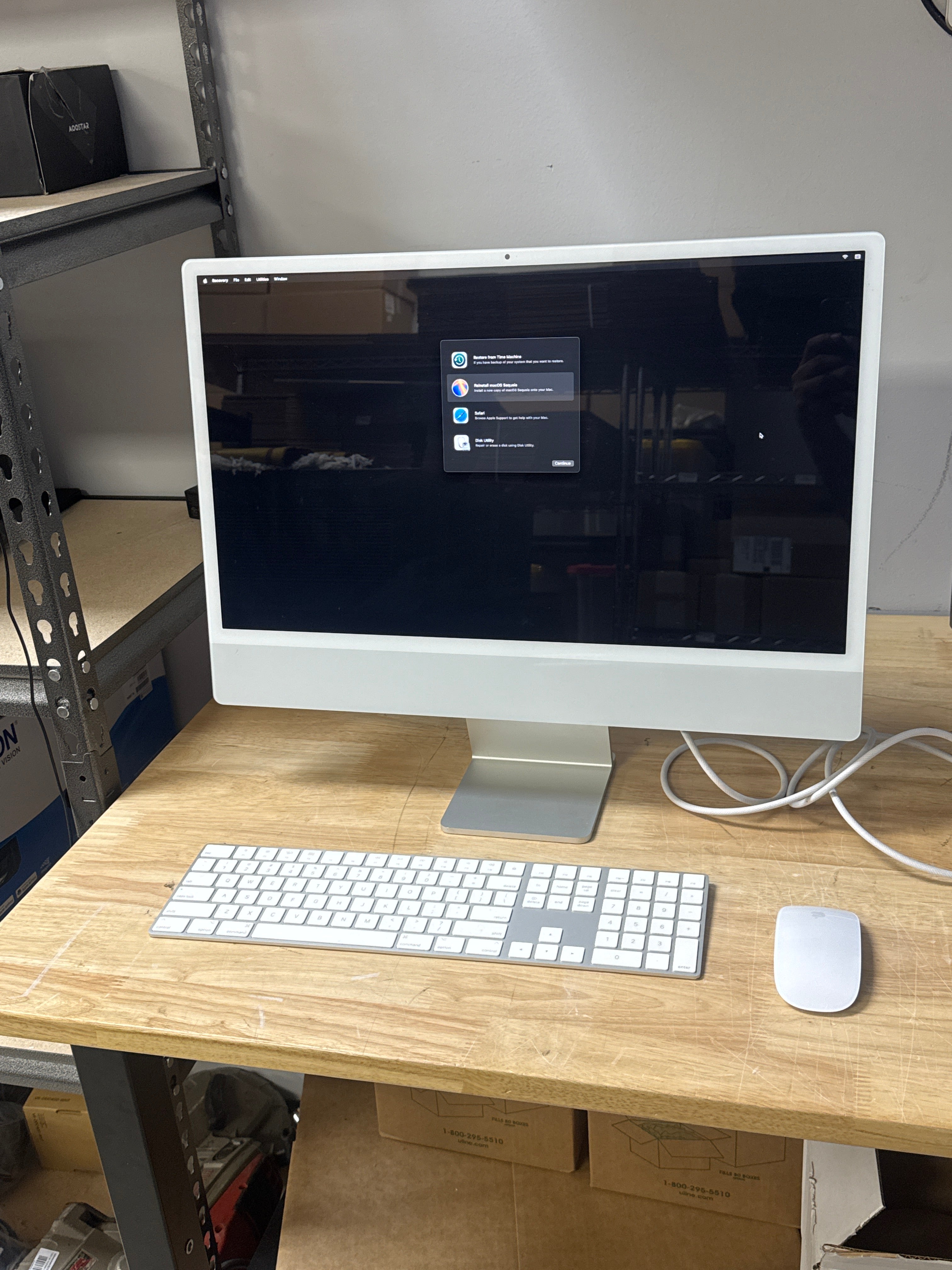 Apple iMac 24" A2438 M1 8GB RAM 512GB SSD 2021 - Remotely Managed