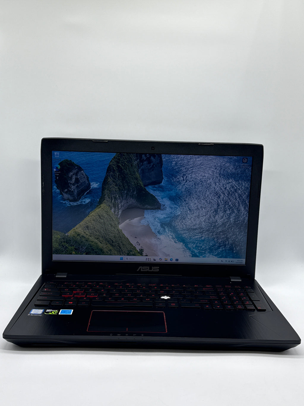 Asus FX53V i7-7700HQ 8GB RAM 256GB SSD Black Laptop Broken (Read)