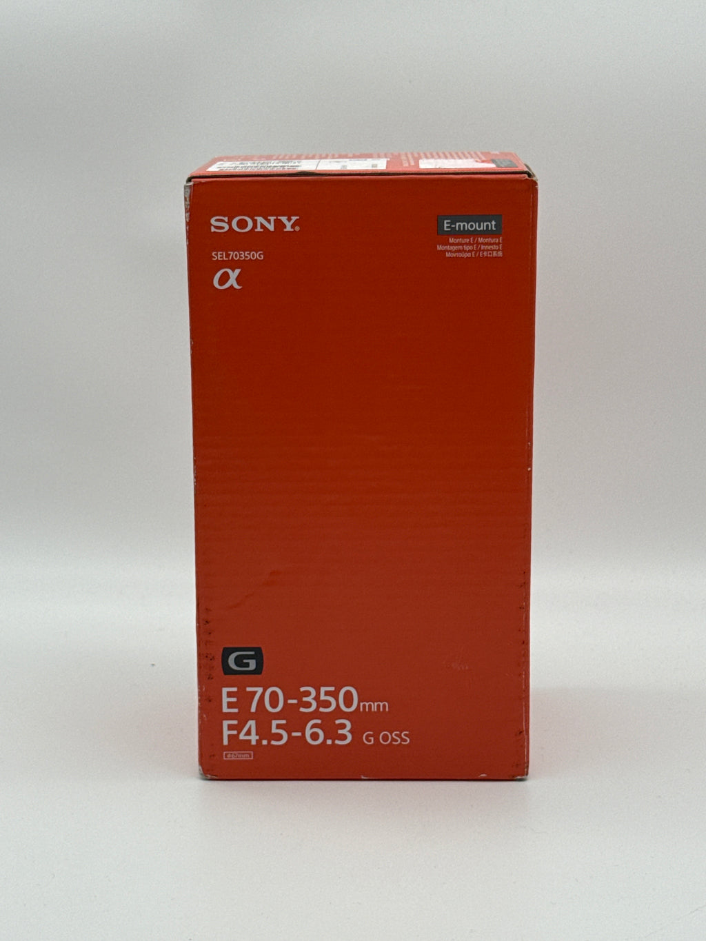Sony E 70-350mm f/4.5-6.3 G OSS SEL70350G Telephoto Sony E - New
