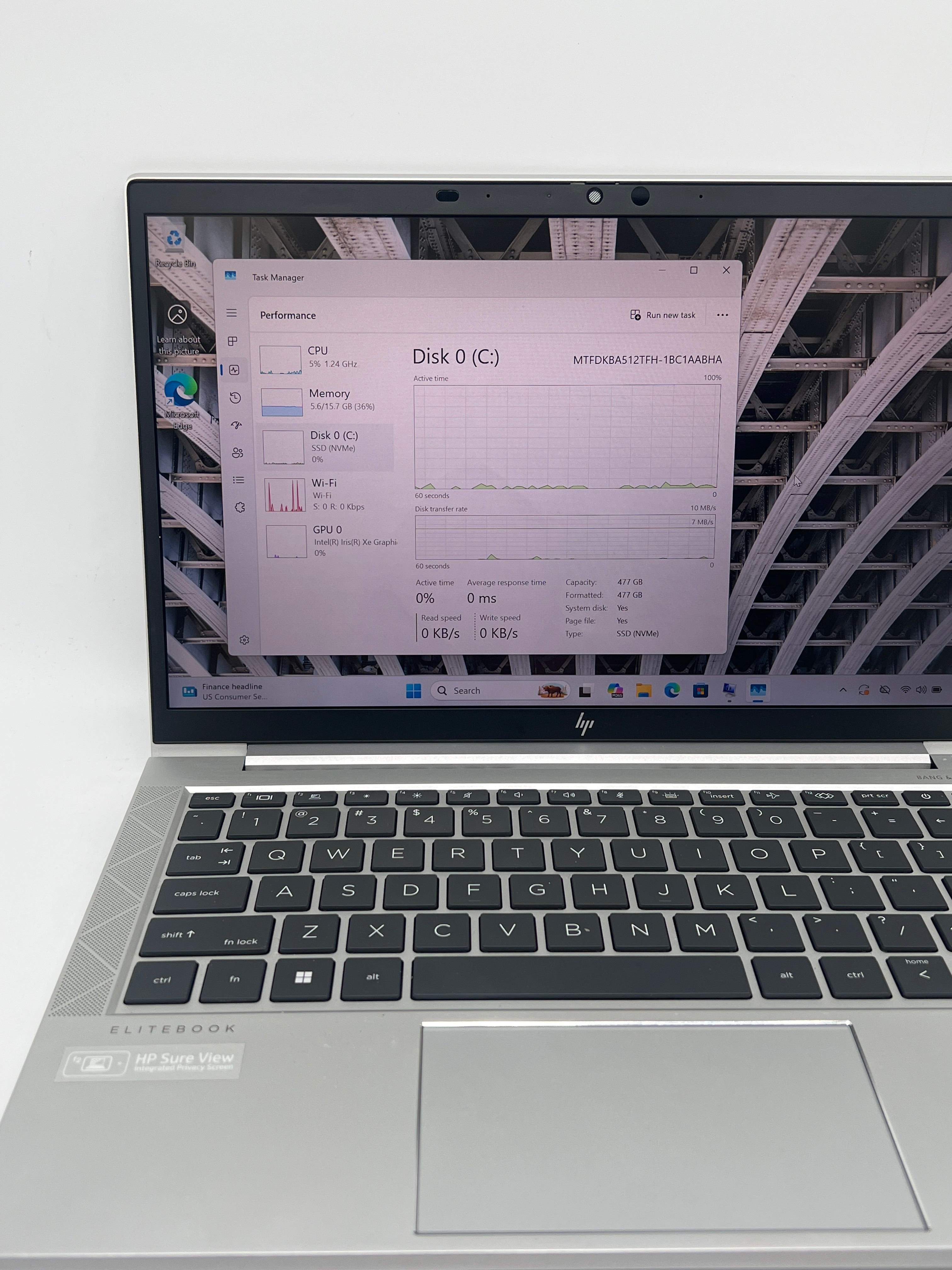 HP EliteBook 830 G8 Core i7-1185G7 16GB RAM 512GB SSD - For Parts (Read)