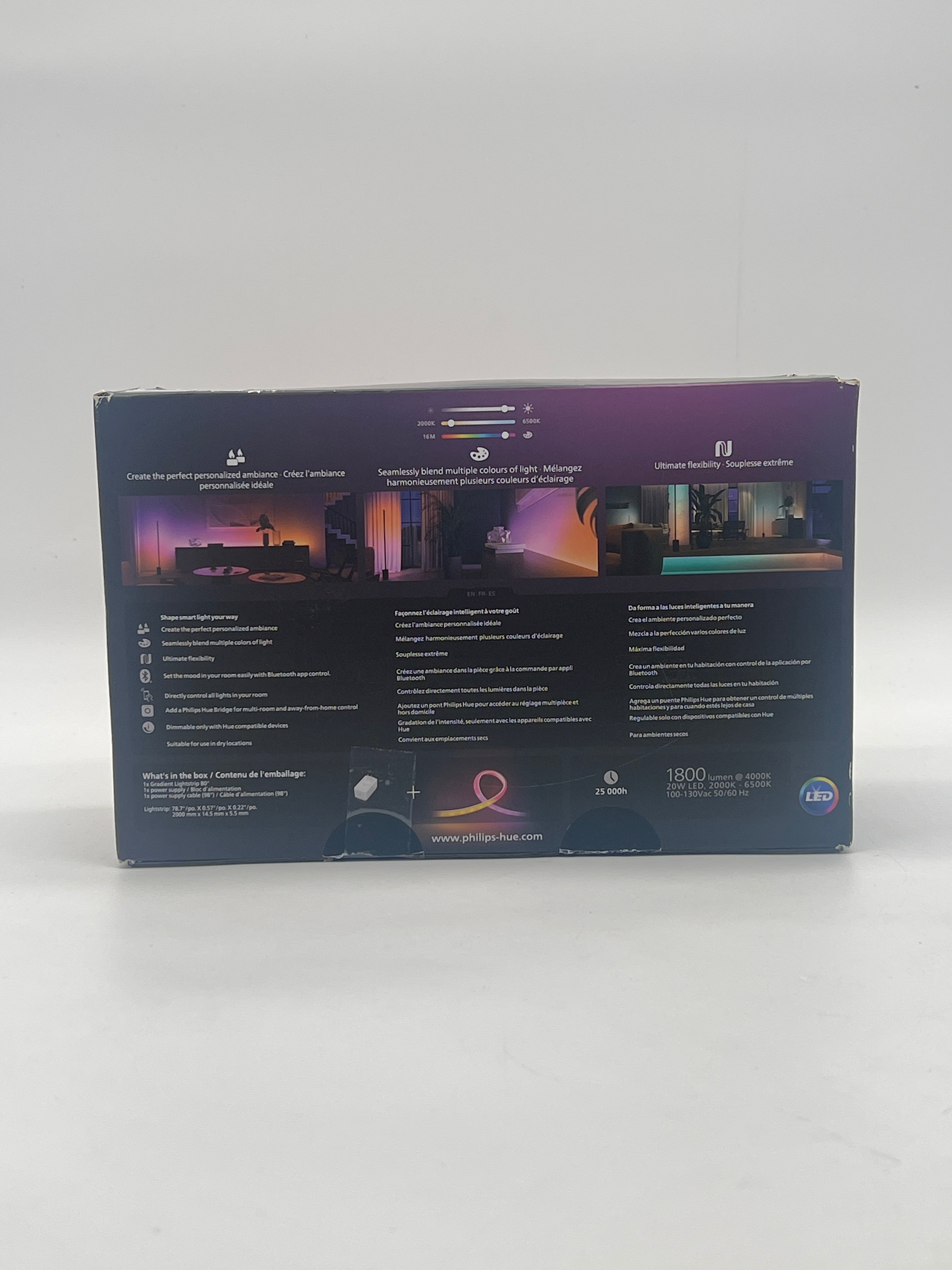 Philips Hue Gradient Base Kit Indoor Light Strip Multi-Colored App Control